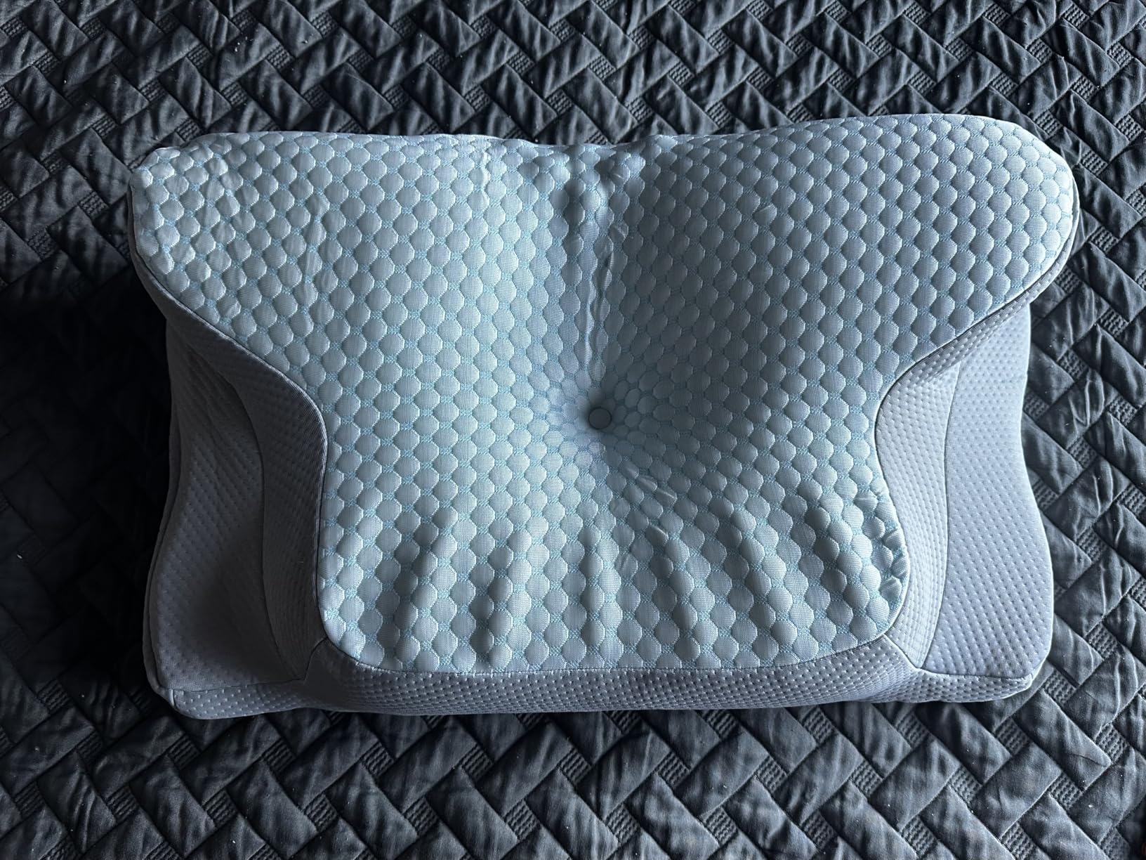 Cervical Neck Pillow for Pain Relief - Ergonomic Side Sleeper Pillow for Neck Support, Cooling Memory Foam Pillows for Sleeping, Contour Pillow Orthopedic Bed Pillow for Back Stomach Sleepers customer photo 1
