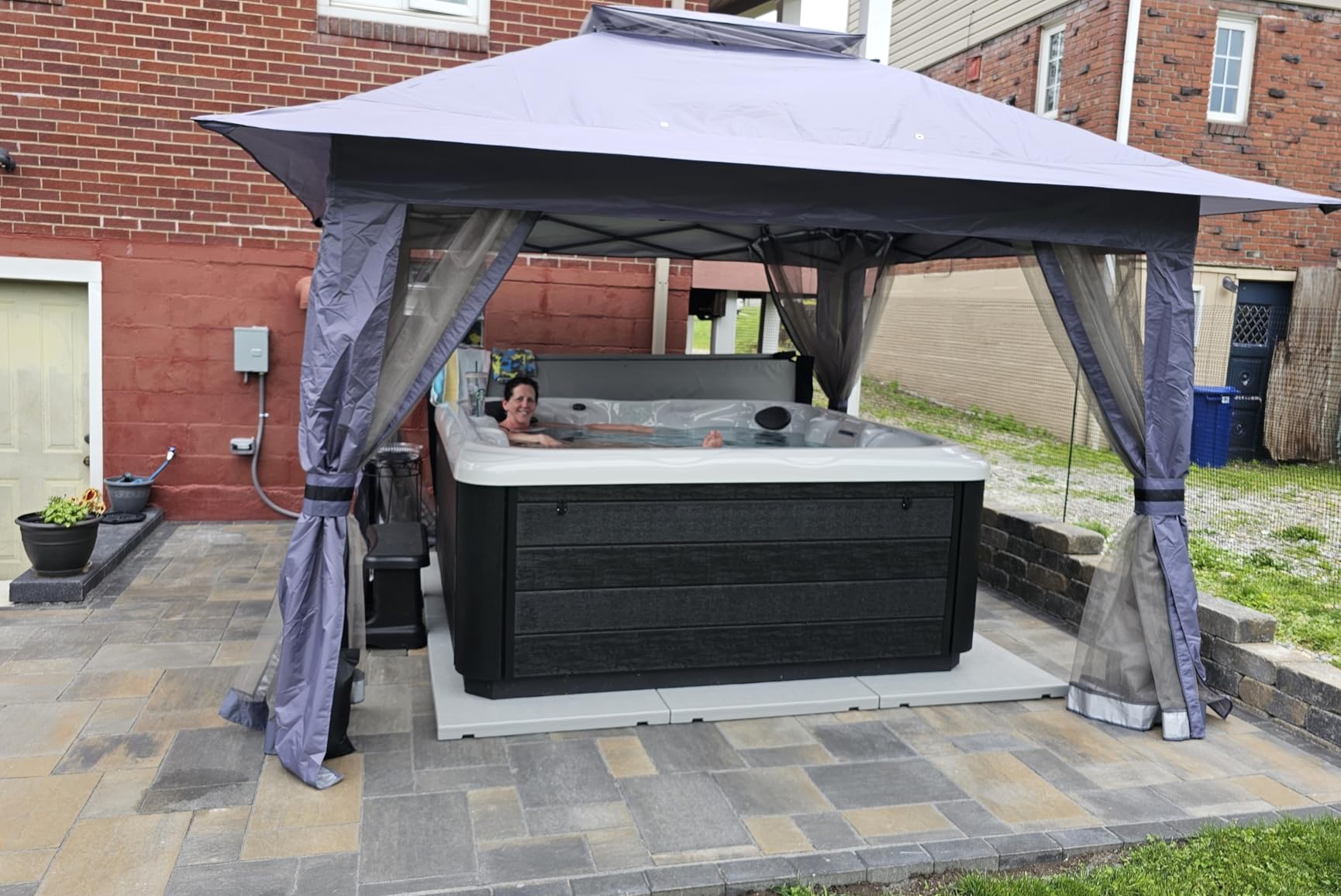 ABCCANOPY Pop Up Gazebo 11x11 - Outdoor Canopy Tent with Mosquito Netting for Patio Garden Backyard (Brown) customer photo 1
