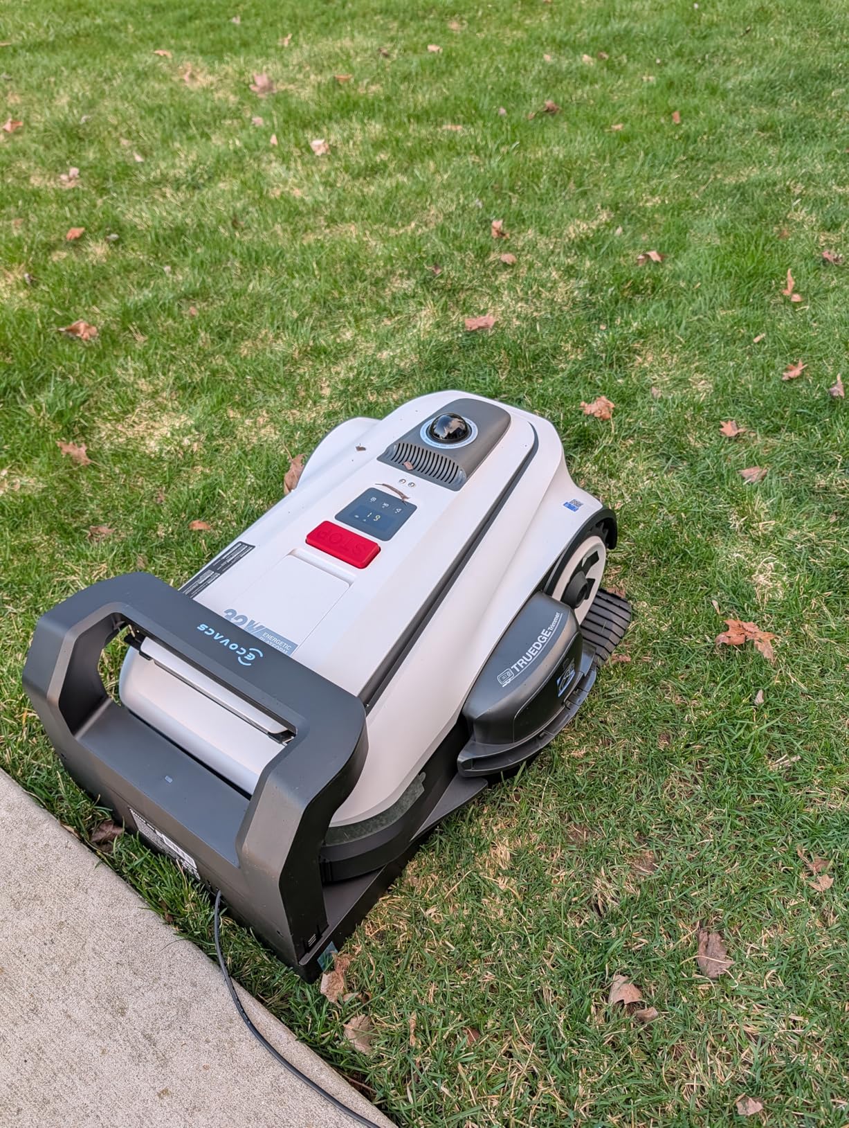 ECOVACS Goat A2000 LiDAR PRO Robotic Lawn Mower for Up to 1/2 Acre, Wire-Free with Dual-LiDAR Auto Mapping, Built-in TruEdge Edge Trimmer, AIVI 3D Obstacle Avoidance, Smart App Control customer photo 2