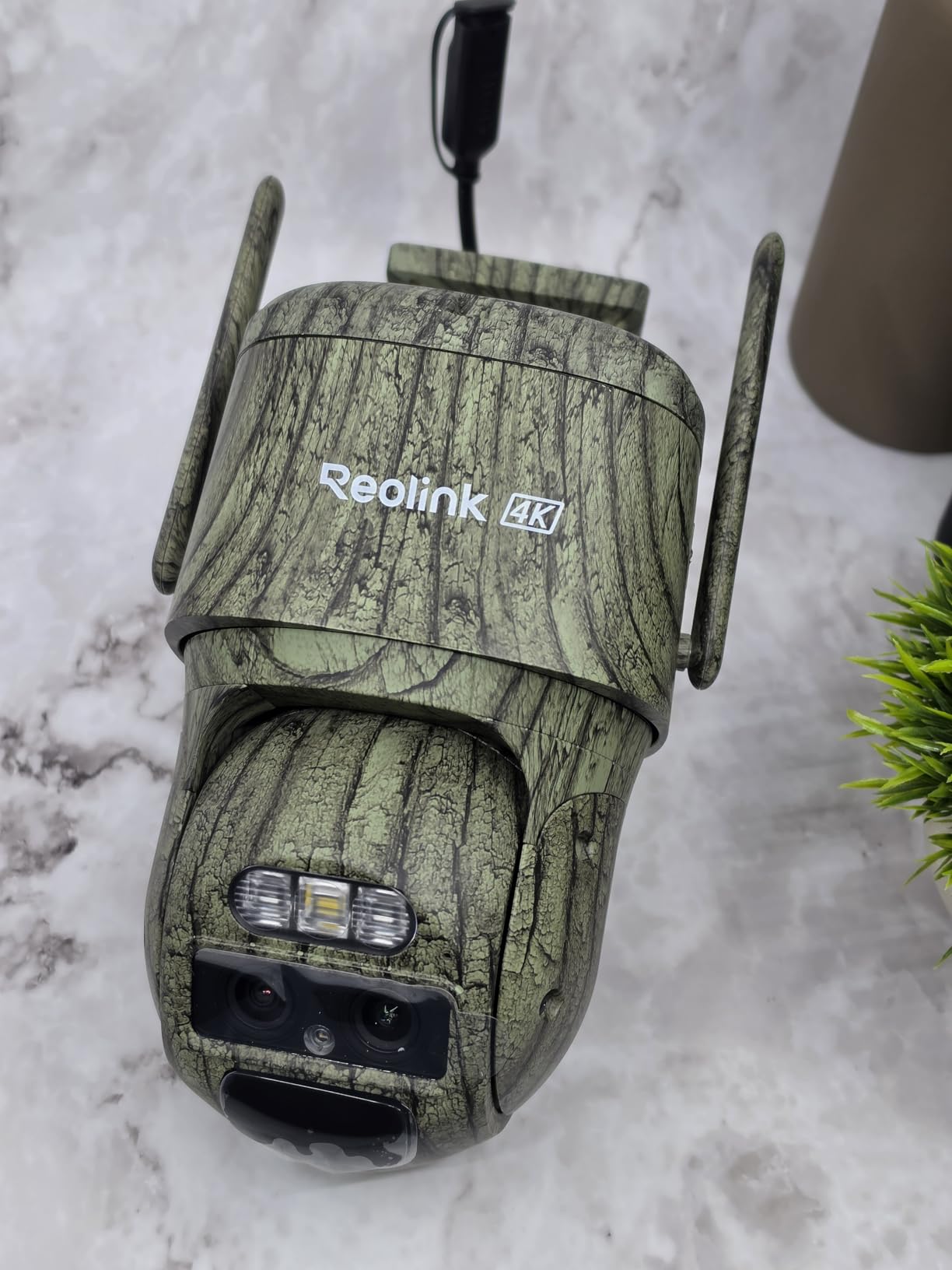 REOLINK 4K Dual Lens 360° 4G Cellular Security Camera, Wireless Auto Tracking Trail Camera, Auto 6X Hybrid Zoom, Smart Detection, No-Glow IR, Waterproof for Wildlife, TrackMix LTE Trail customer photo 2