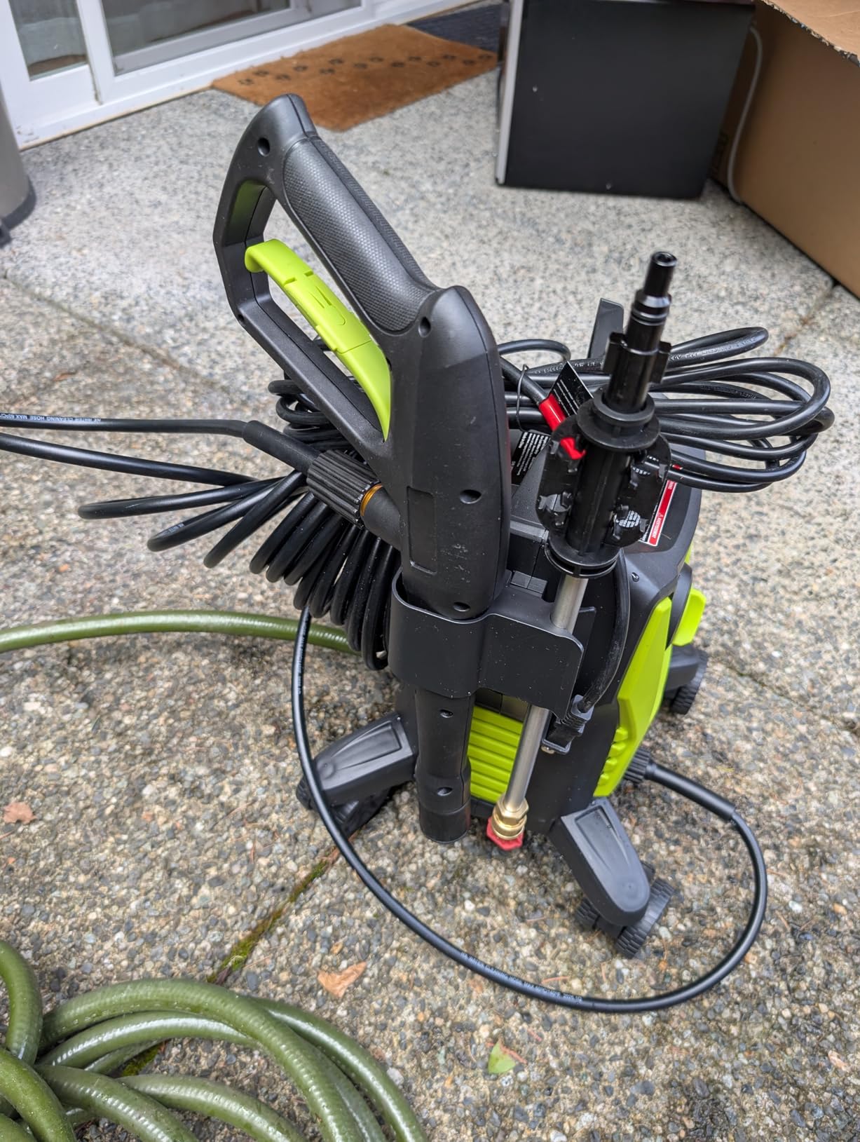 Yeryork Pressure Washer, 3500 PSI Power Washer with 4 Lockable Wheels, Steel Wand, 4 Quick Connect Nozzles, 500ml Foam Cannon, High Pressure Washer for Decks/Driveways/Cars Cleaning customer photo 2