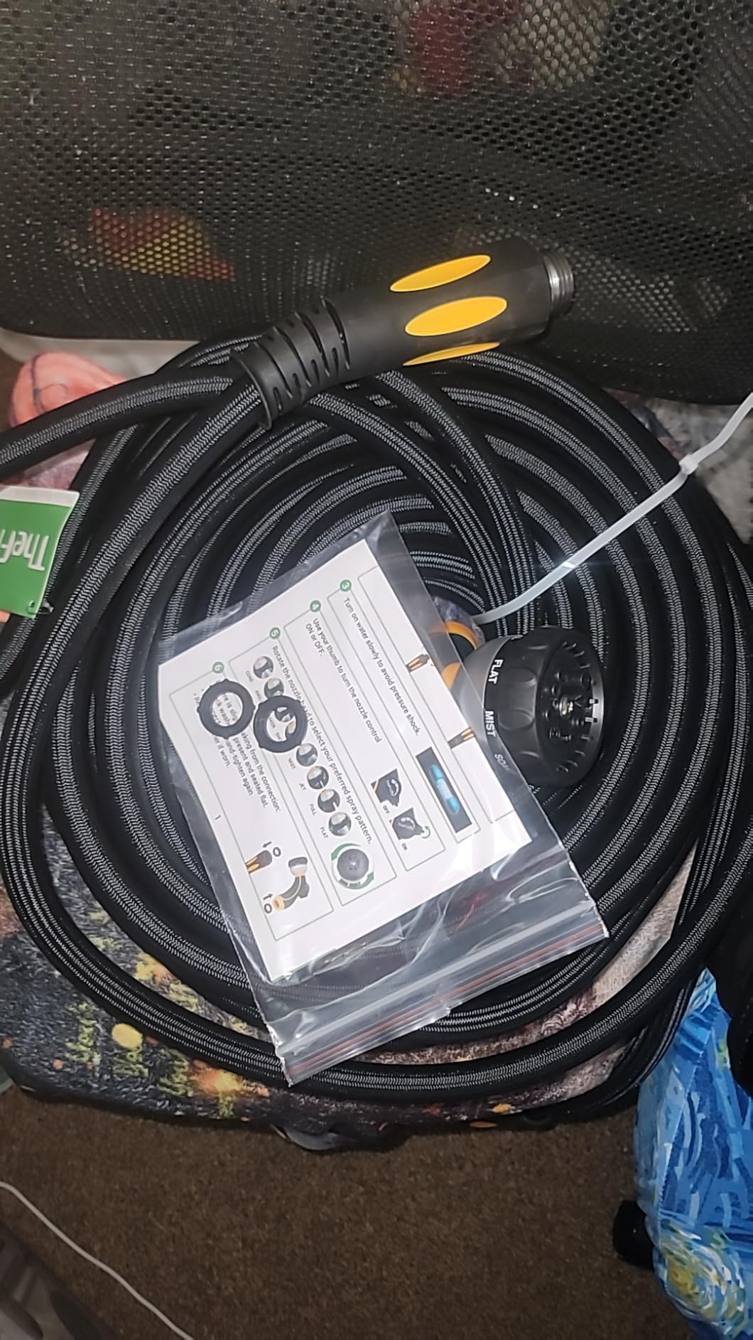 TheFitLife Garden Hose 100 ft - Heavy Duty 100ft Non-Expandable Long Water Hose, No Kinking, Lightweight, Full Property Coverage Without Compromise, 1/2 ID x 100 Feet customer photo 1