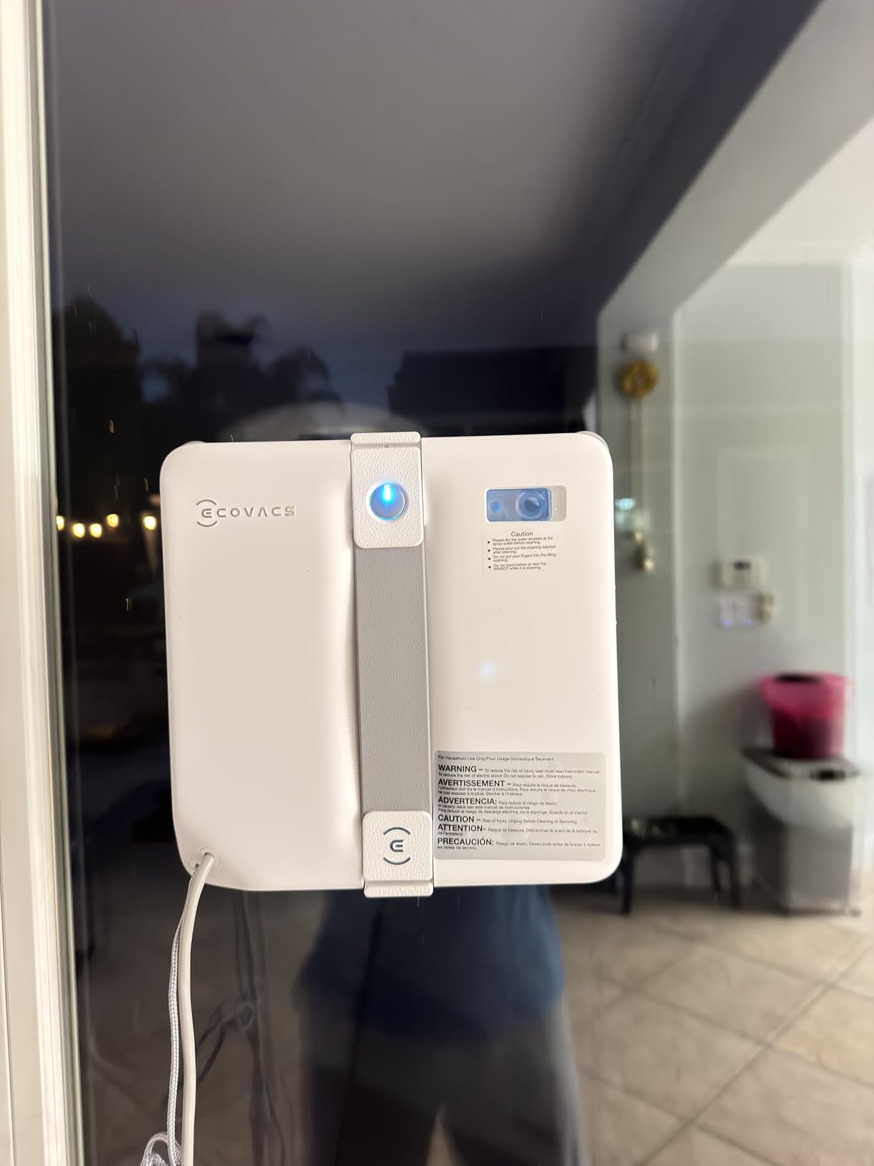 ECOVACS WINBOT MINI2 Window Cleaning Robot, Robot Window Cleaner with 5 Smart Cleaning Modes, Win-SLAM 4.0 Navigation, Automatic Glass Cleaner for Windows, Mirrors & Glass Doors customer photo 2