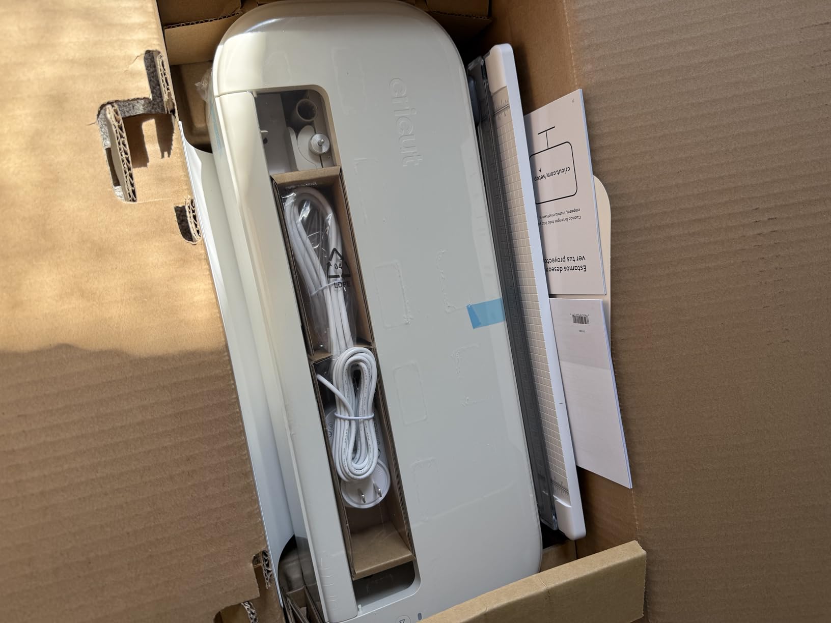 Cricut Explore 5 Essential Bundle + Digital Content, Taupe - Precise Cutting Machine customer photo 2