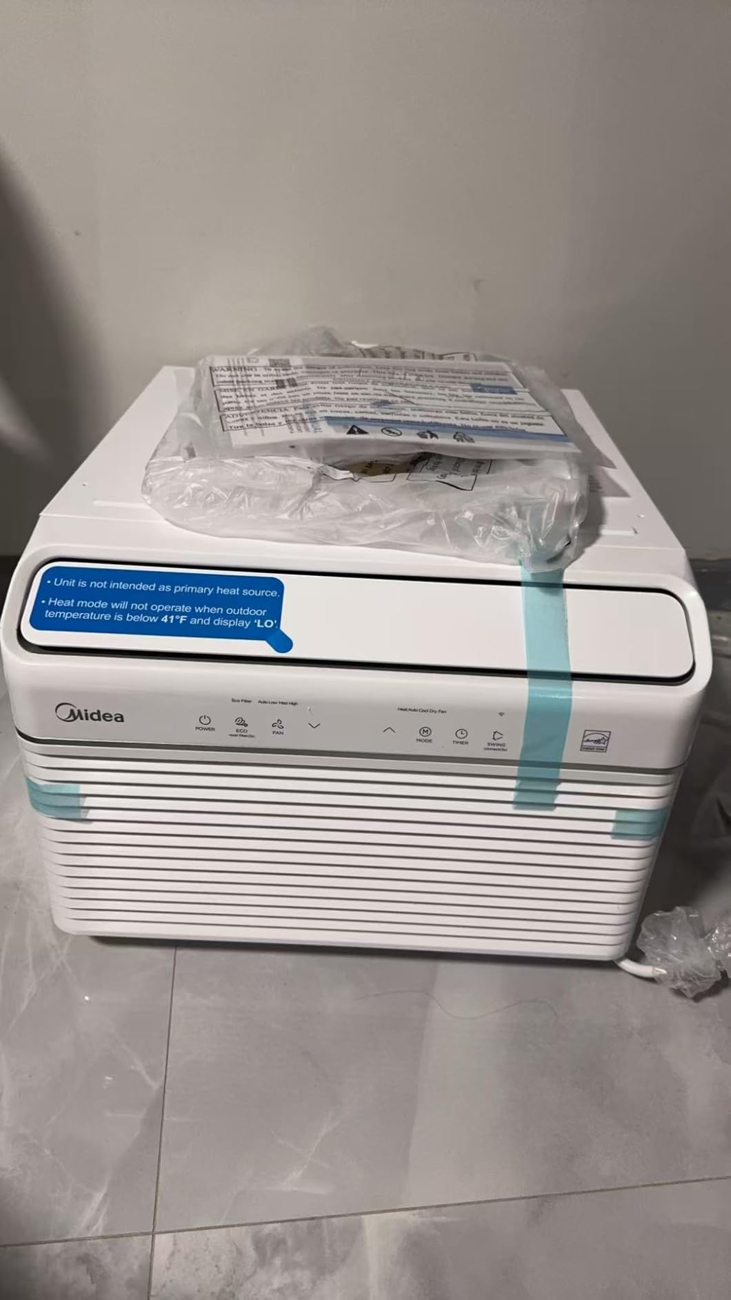Midea Inverter Window Air Conditioner with Heat - Quiet Window AC Unit and Heat Combo with Dehumidifier - Cools up to 550 Sq. Ft. - Energy Star Rated, Smart Control, Remote, 12,000 BTU customer photo 1