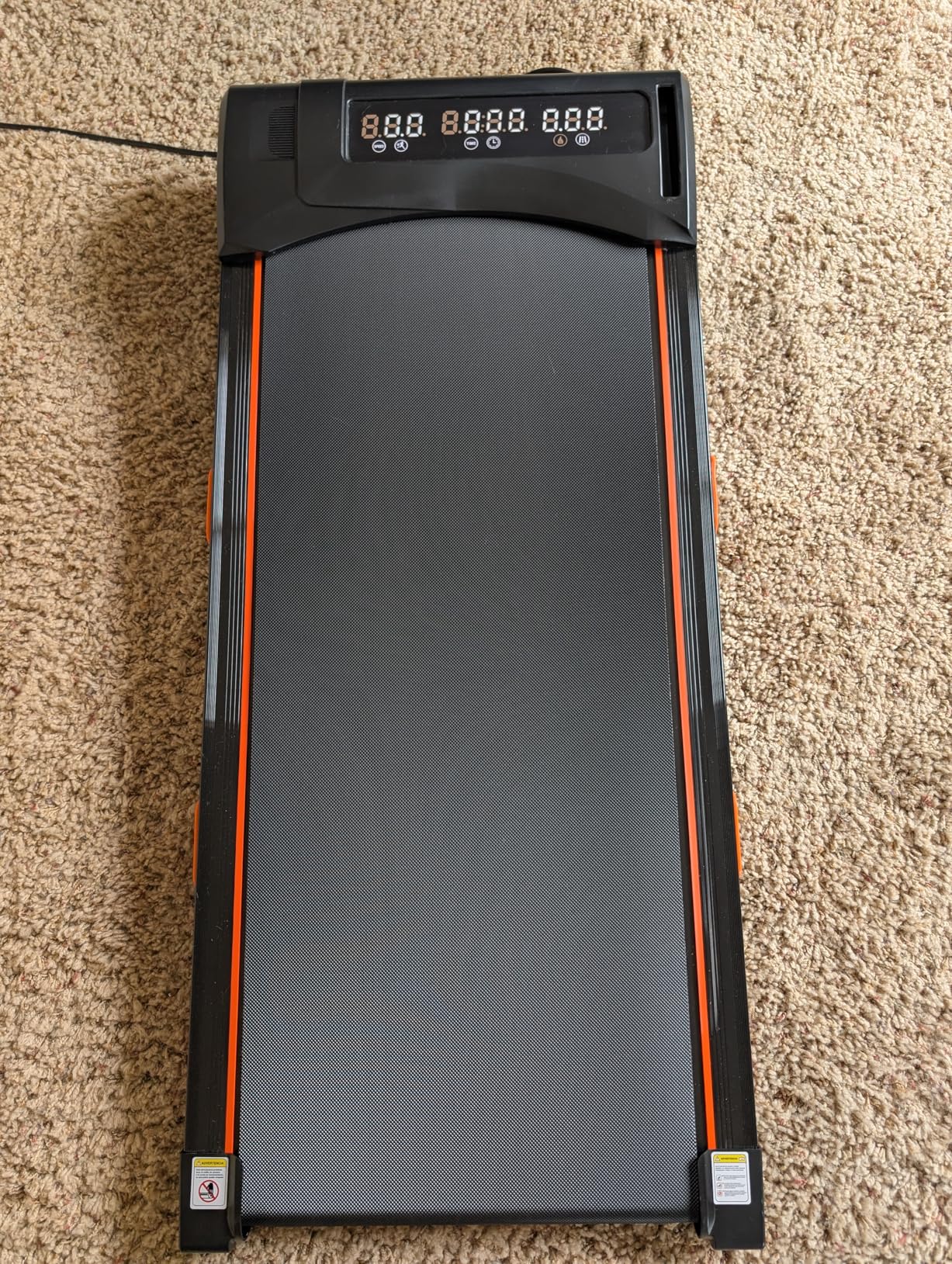 Walking Pad Treadmill with Desk Workstation, 12% Incline Treadmills for Home Office, 350lbs Capacity, 3.5HP customer photo 1