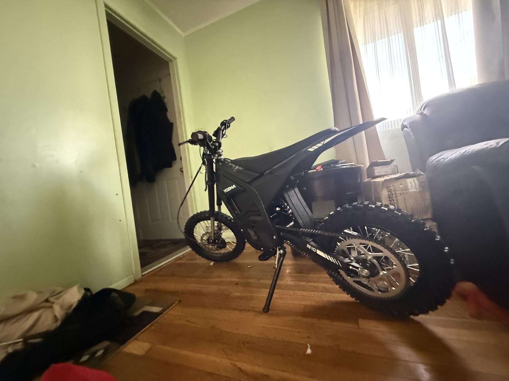 Yozma IN10 Electric Dirt Bike, 2600W 40MPH Electric-Motorcycle with 48V/23AH Battery Ebike, Full Hydraulic Brakes and Suspensions Mountain Off-Road E Dirt Bike, for Teens & Adults customer photo 2