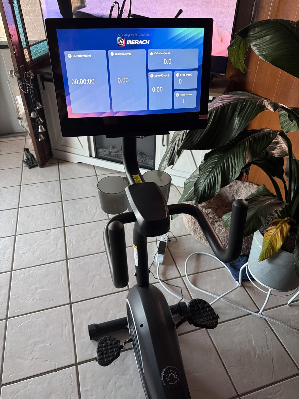 MERACH Recumbent Exercise Bikes for Home with Smart Bluetooth Equipment Exercise Bikes App, LCD, Heart Rate Handle Stationary Bikes for Home, Magnetic Recumbent Exercise Bike for Seniors Gym customer photo 2