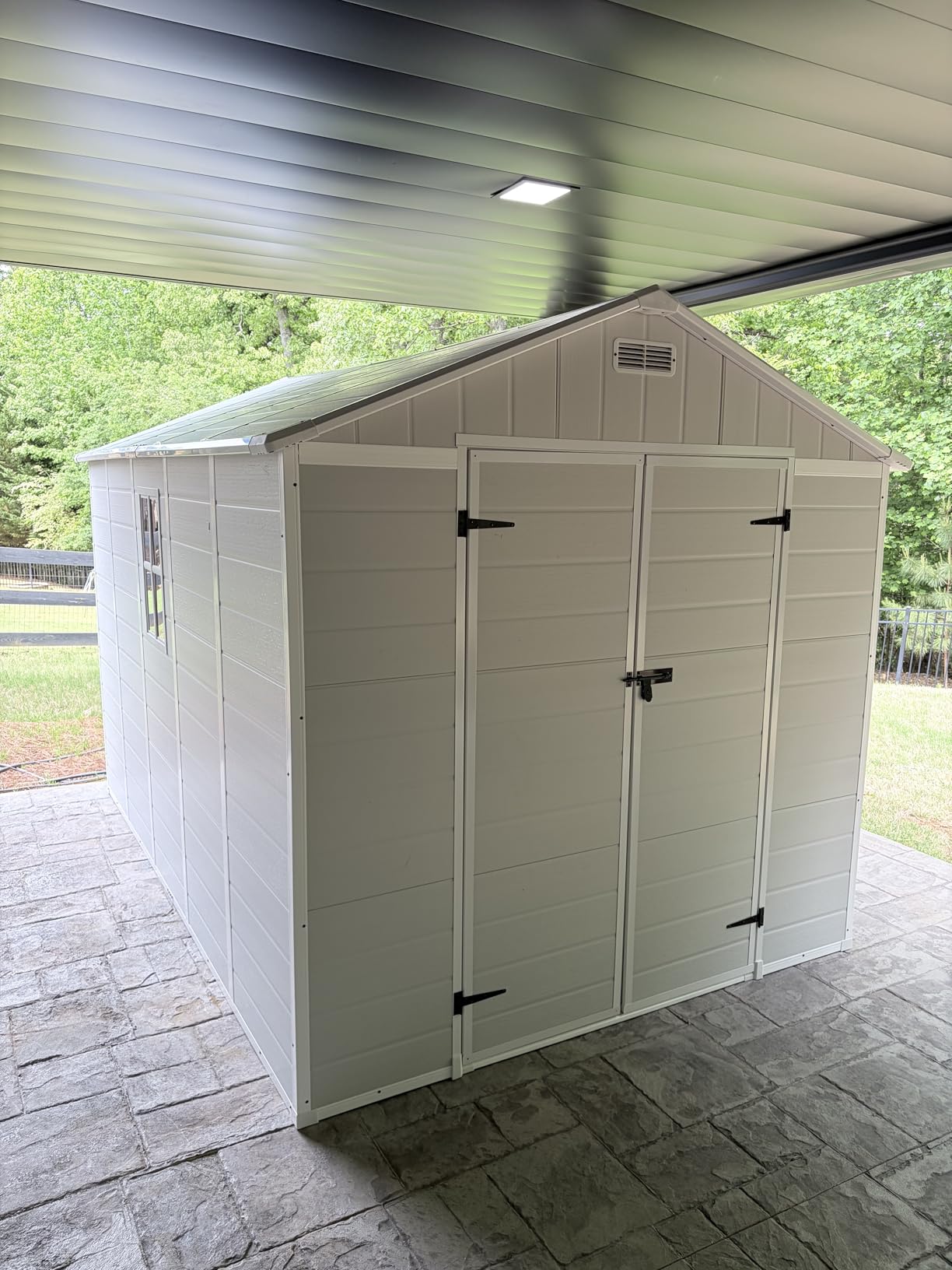 Lifetime 8x10 FT Storage Shed, Resin Sheds & Outdoor Storage with Floor customer photo 1