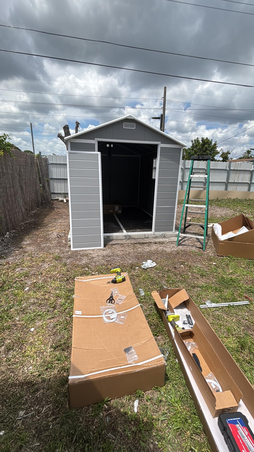 Lifetime 8x10 FT Storage Shed, Resin Sheds & Outdoor Storage with Floor customer photo 2