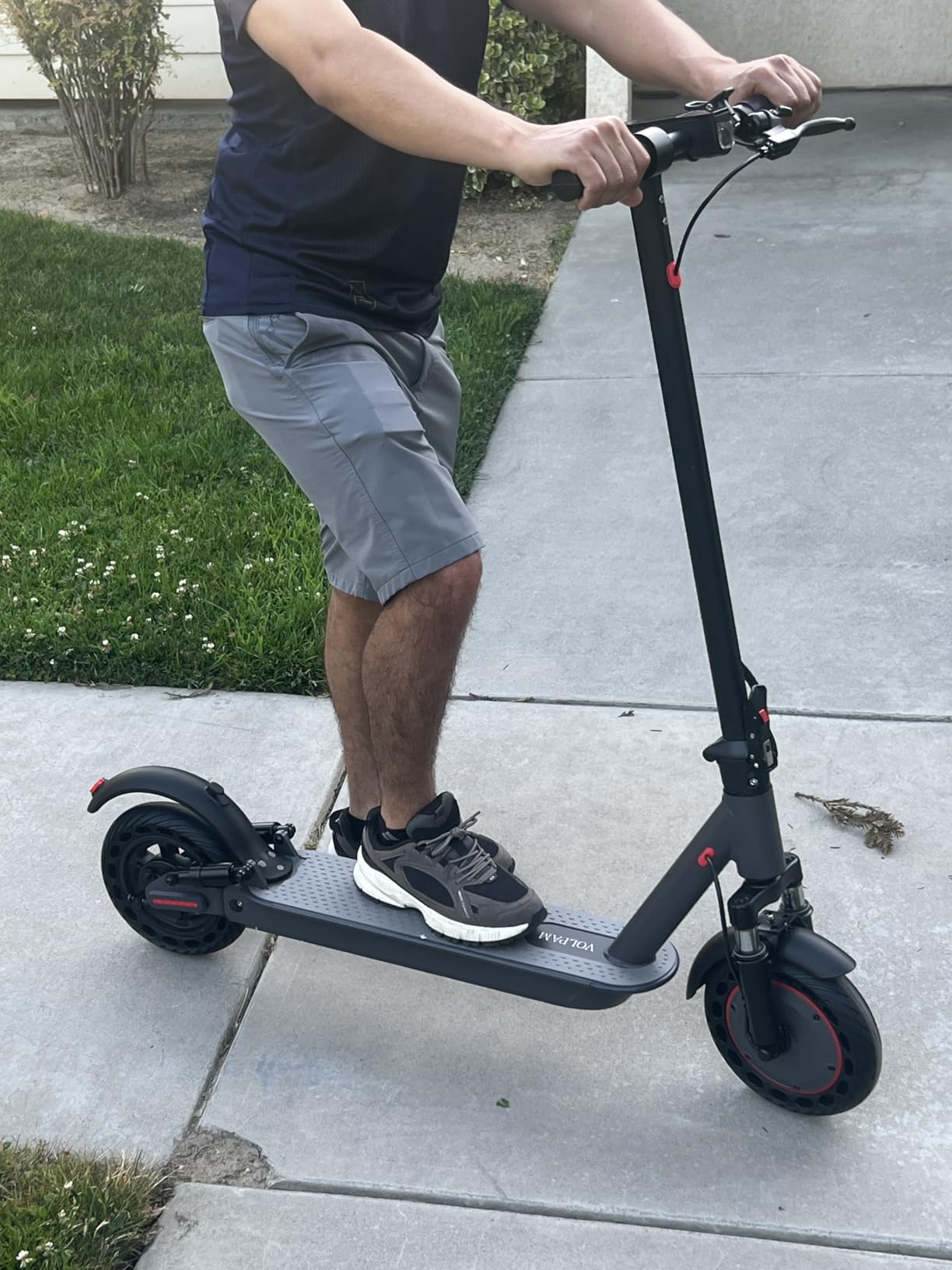 VOLPAM 10''/11''Electric Scooter with Dual Suspensions, 19/22MPH, 500W/800WMotor, 60/40/31/23Miles Long Range, Dual Braking, Max Load 264 lbs customer photo 2