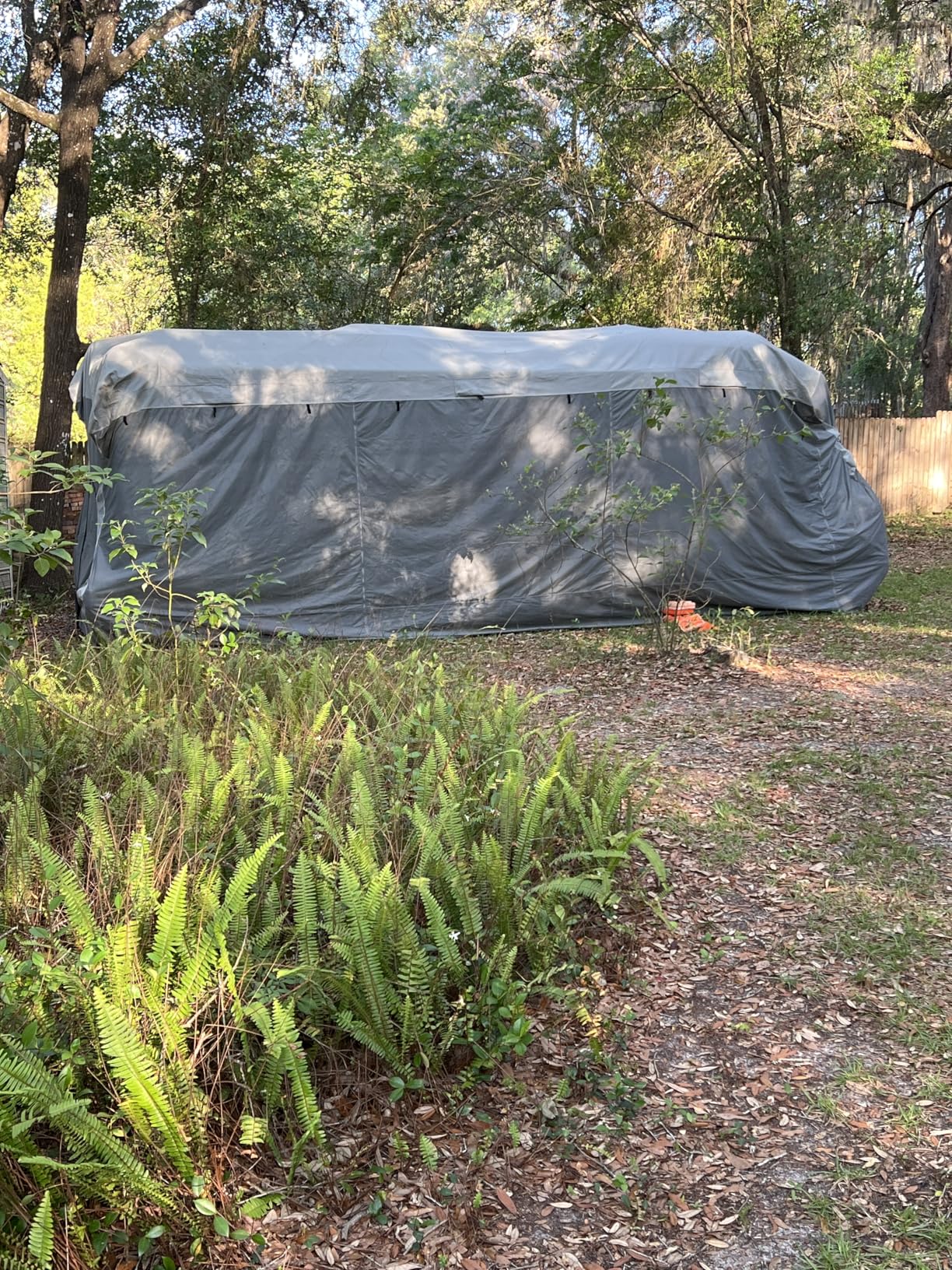 Umbrauto RV Cover 27-30ft: 7 Layers Travel Trailer Cover, Waterproof Camper Cover, Toy Hauler Cover with Tongue Jack Cover, Extra Windproof Ropes, Gutter Covers customer photo 1