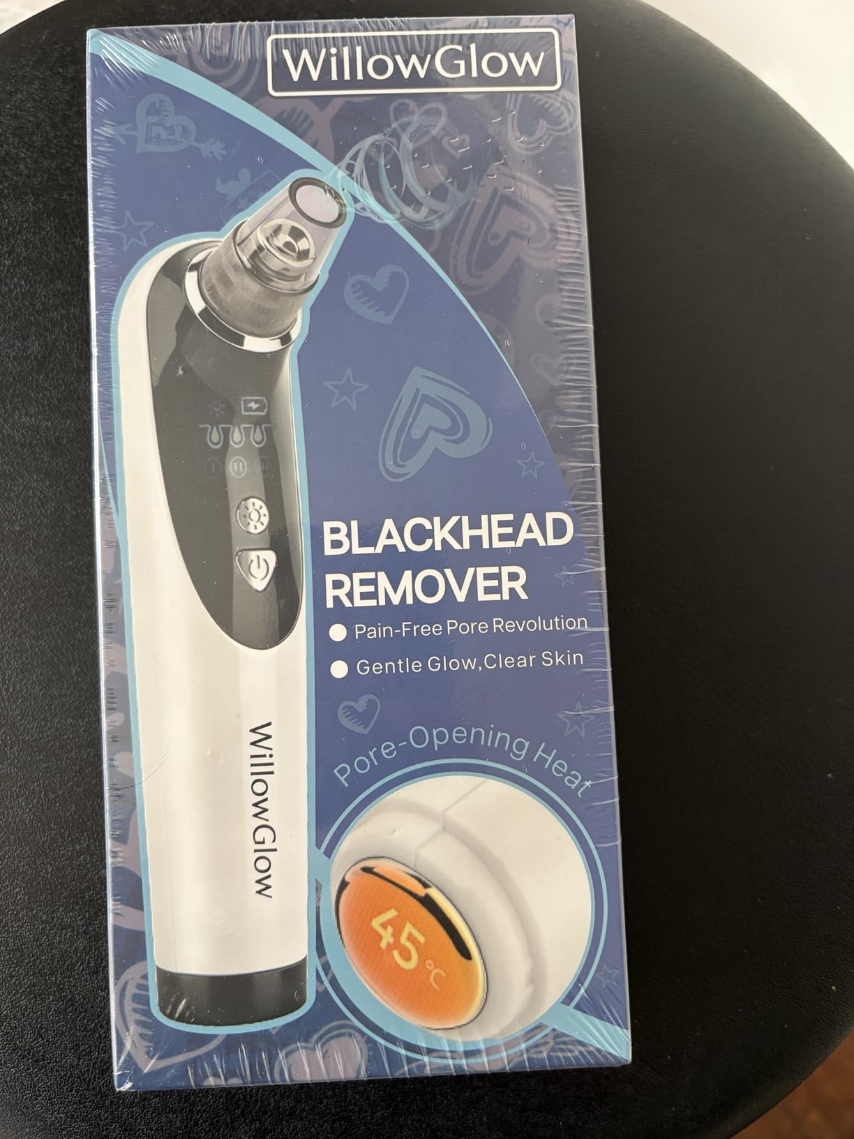 Heated Pore Vacuum, Blackhead Remover with Strong 3-Level Suction, 5 Nozzles for Deep Cleaning Face, Nose & Sensitive Skin, Professional Pore Extractor & Facial Kit customer photo 2
