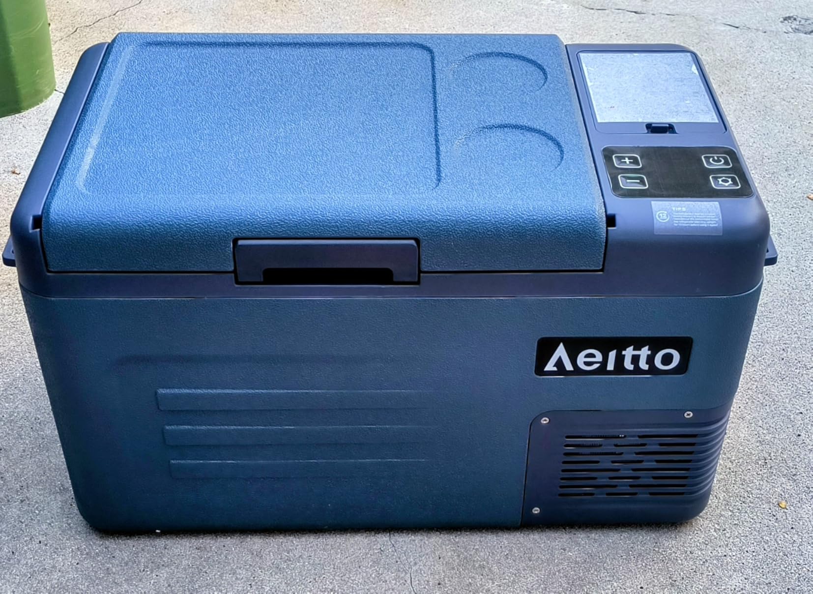 Aeitto 12 Volt Car Refrigerator 20Quart Car Fridge Freezer Electric Cooler Portable Cooler 12V Fridge RV Refrigerator -4℉-68℉ Temp Control 12/24V DC & 100-240V AC for Travel, Camping, RV, Road customer photo 1