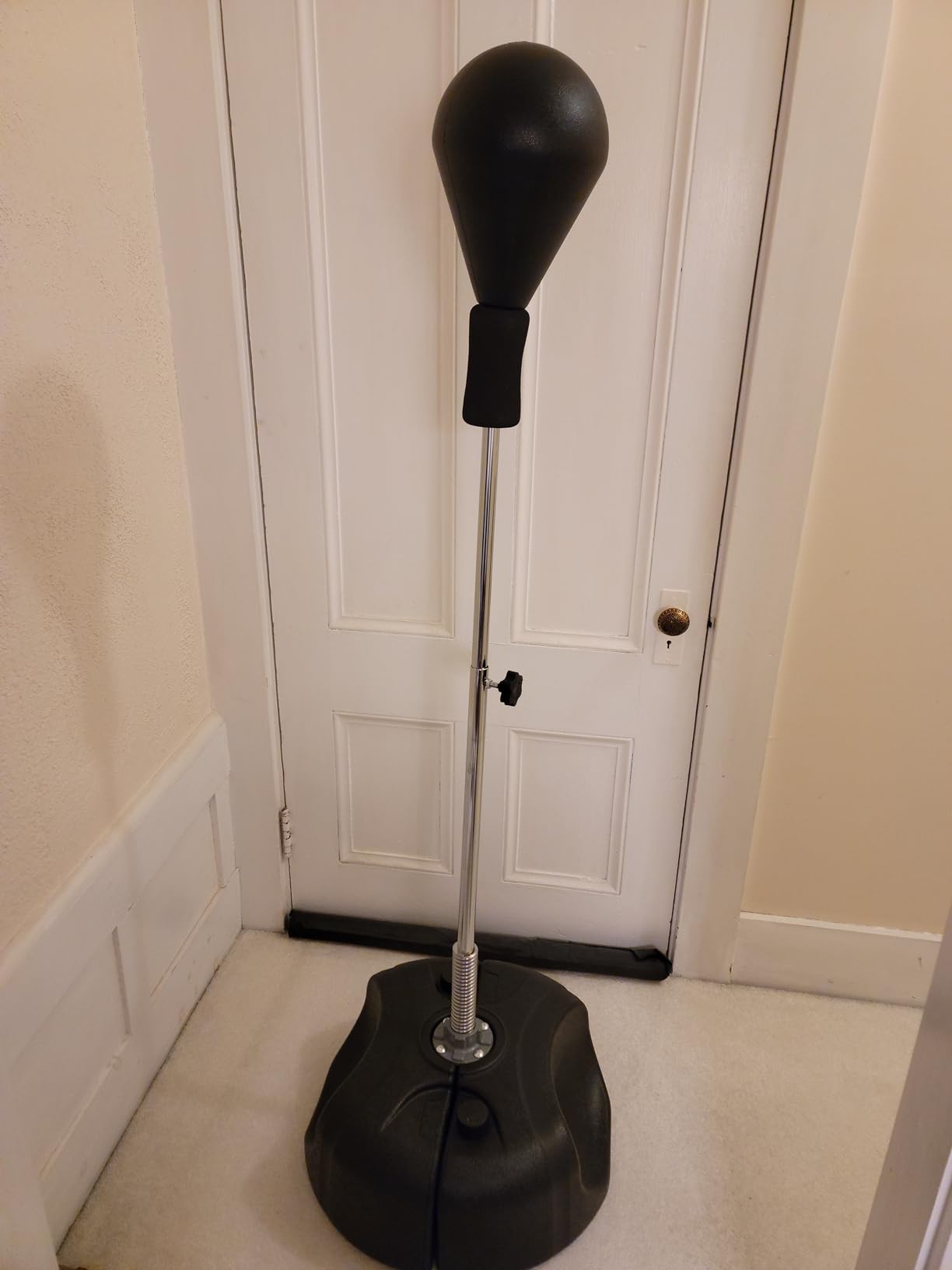 Punching Bag with Stand, Boxing Bag for Adults - Height Adjustable - Speed Bag for Training, Boxing Equipment, Stress Relief & Fitness customer photo 2
