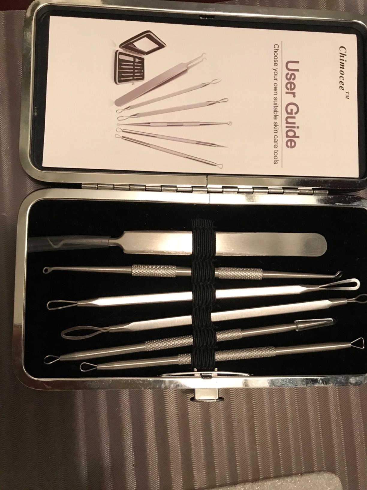 Blackhead Remover Pore Vacuum, Upgraded Black Head Remover for Face, Electric Acne Comedone Whitehead Extractor Tools-5 Suction Power, 5 Probes, USB Rechargeable Pimple Popper Tool Kit customer photo 2