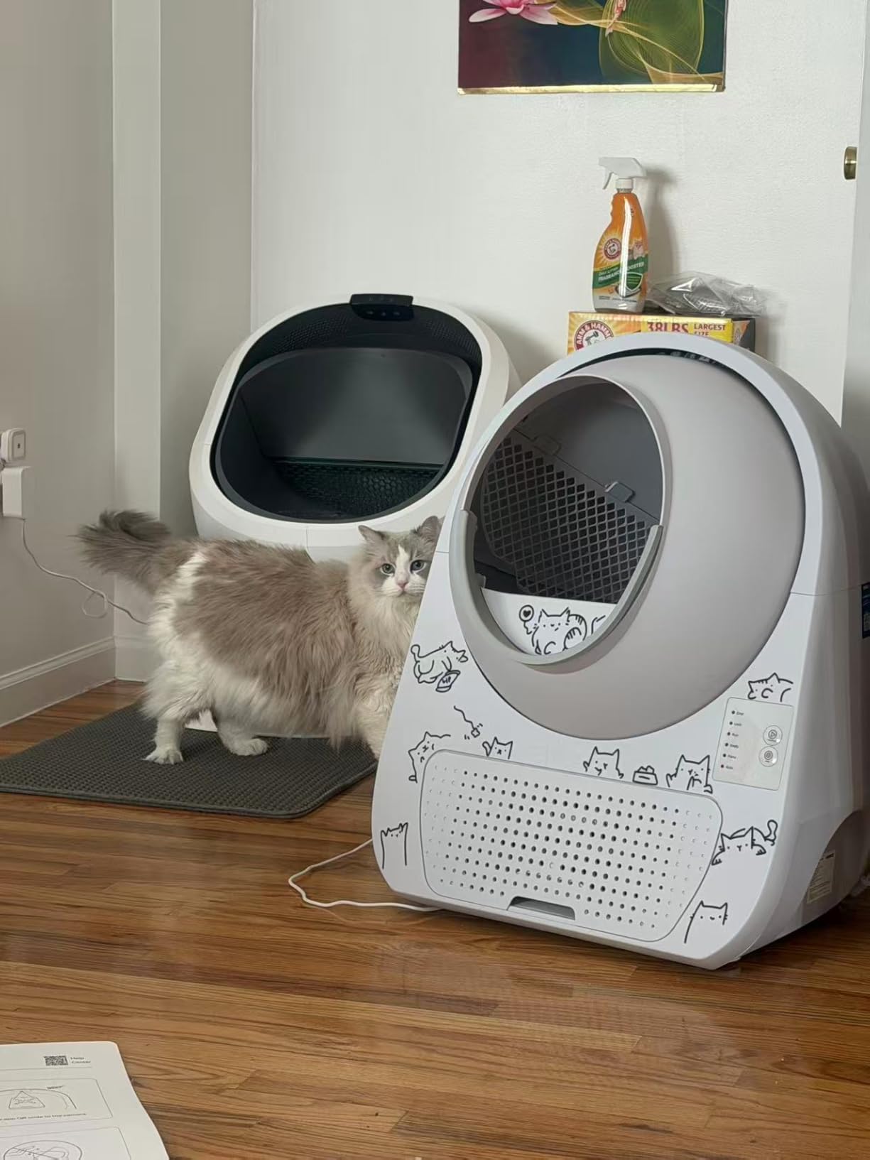 PETLIBRO Automatic Litter Box with AI-Camera Waste Analysis, Auto Odor-Control Self Cleaning Litter Box, Large Open-Top Luma Smart Litterbox with Multi-Cats Recognition, Usage Tracking, Safety Sensors customer photo 1