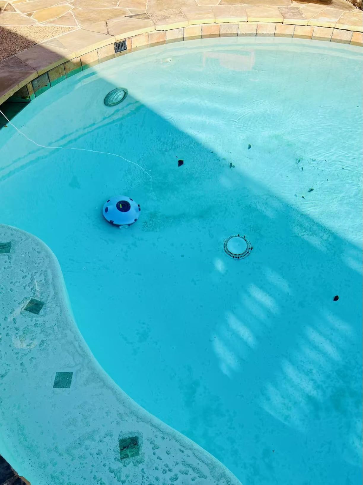 Cordless Robotic Pool Vacuum for Above Ground & Inground Pools, Automatic Pool Cleaner with 130-Min Runtime, Powerful Suction, Self-Parking, Pool Robot Vacuum for Leaves & Debris Up to 1150 Sq.Ft customer photo 2