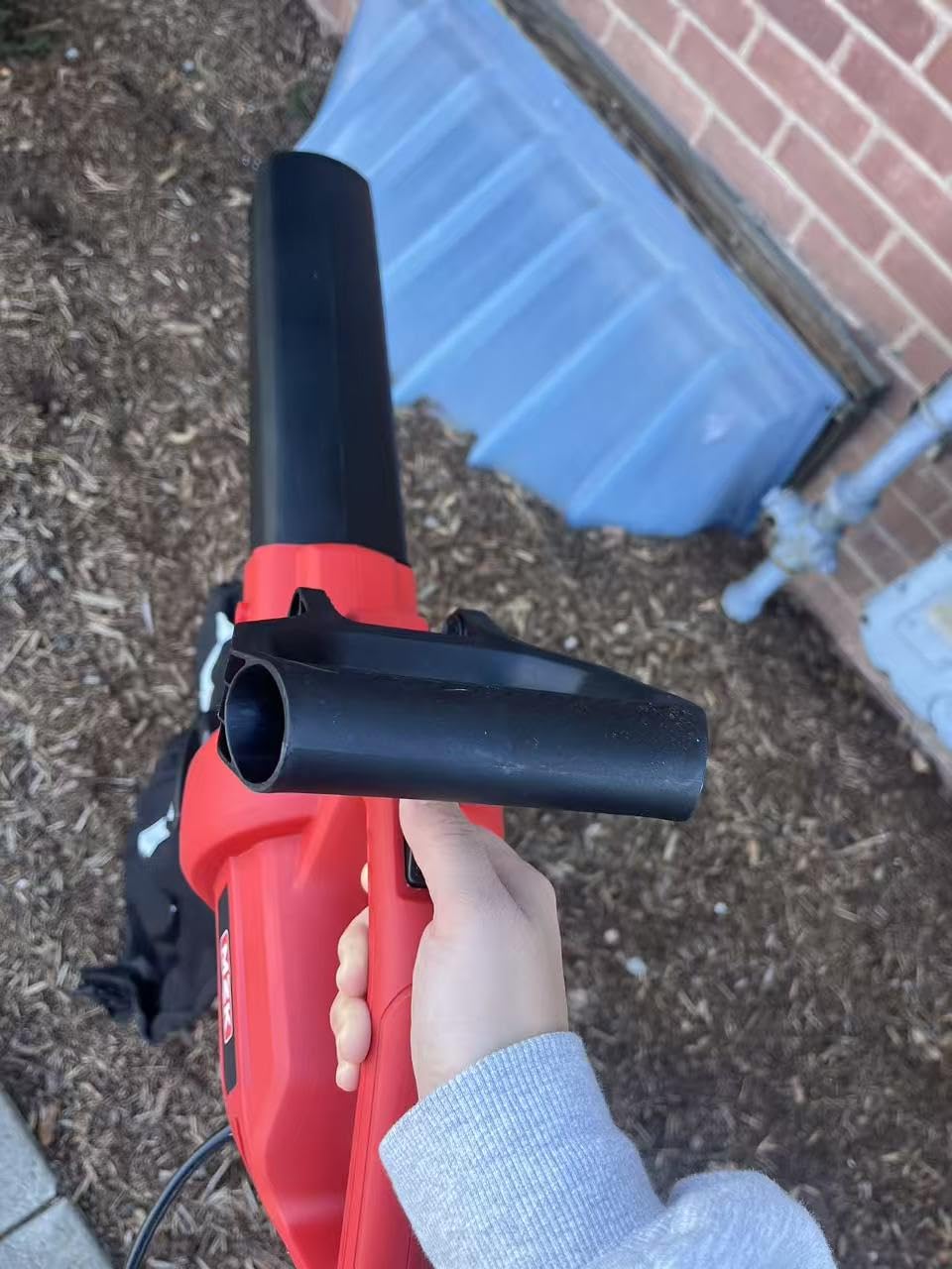MZK 3 in 1 Electric Leaf Blower Corded, Leaf Vacuum and Leaf Mulcher, 460 CFM, 167 MPH Airflow, Corded Blowers with 40L Leaf Collection Bag for Yard, Garden customer photo 2