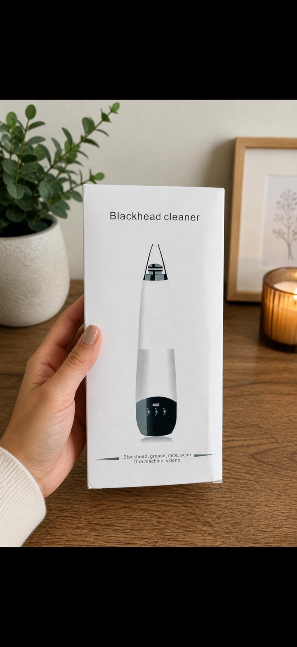 2026 Pore Vacuum, USB Rechargeable Blackhead Remover Vacuum,3 Levels Adjustable Pore Vacuum Blackhead Remover, with 5 Suction Power,6 Probes,Face Vacuum Pore Cleanser for Women & Men-White customer photo 1