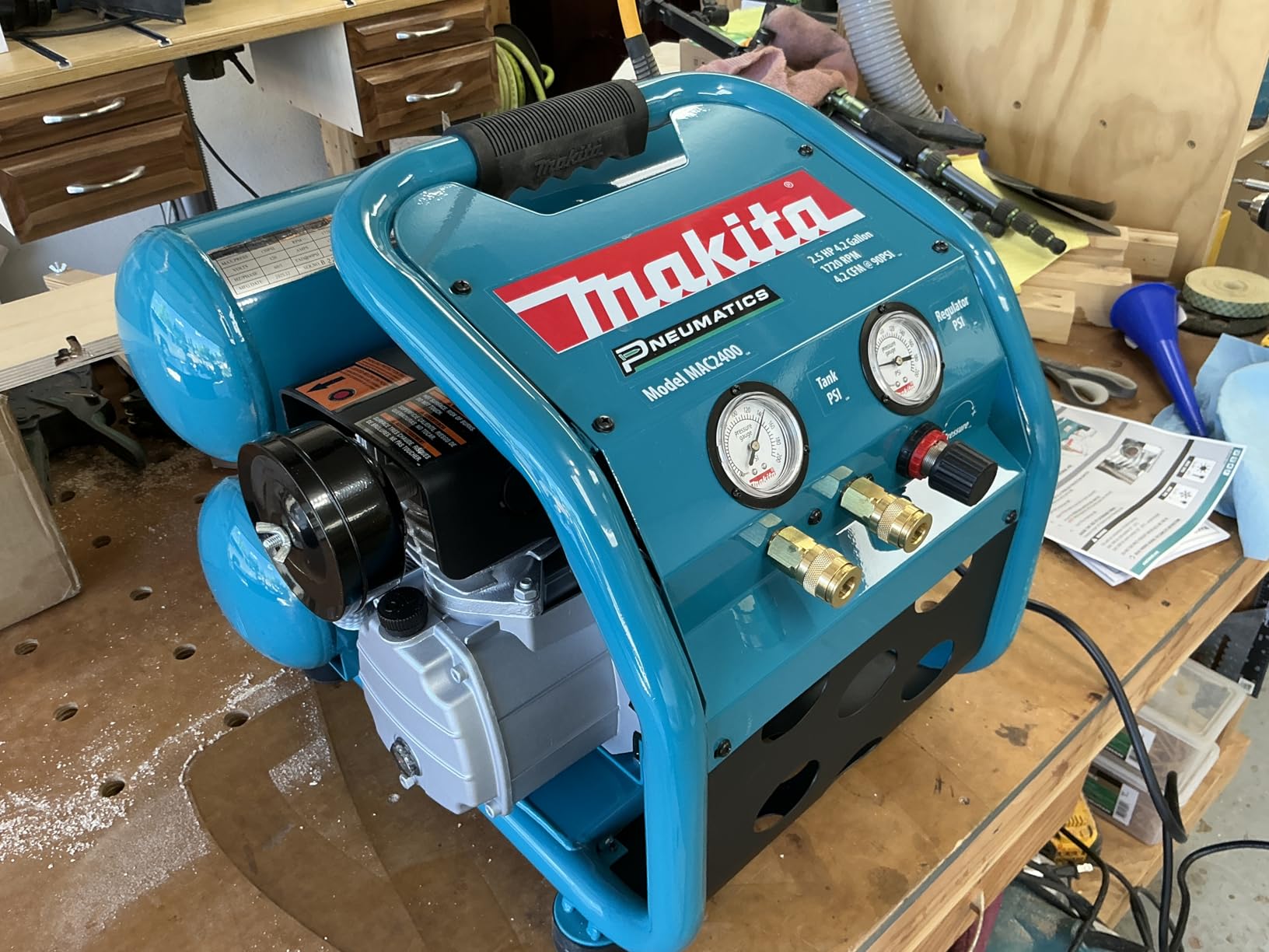 Makita MAC2400 2.5 HP* Big Bore™ Air Compressor customer photo 2