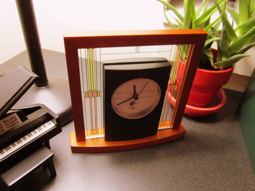 Bulova B7756 Willits Frank Lloyd Wright Table Clock customer photo 2