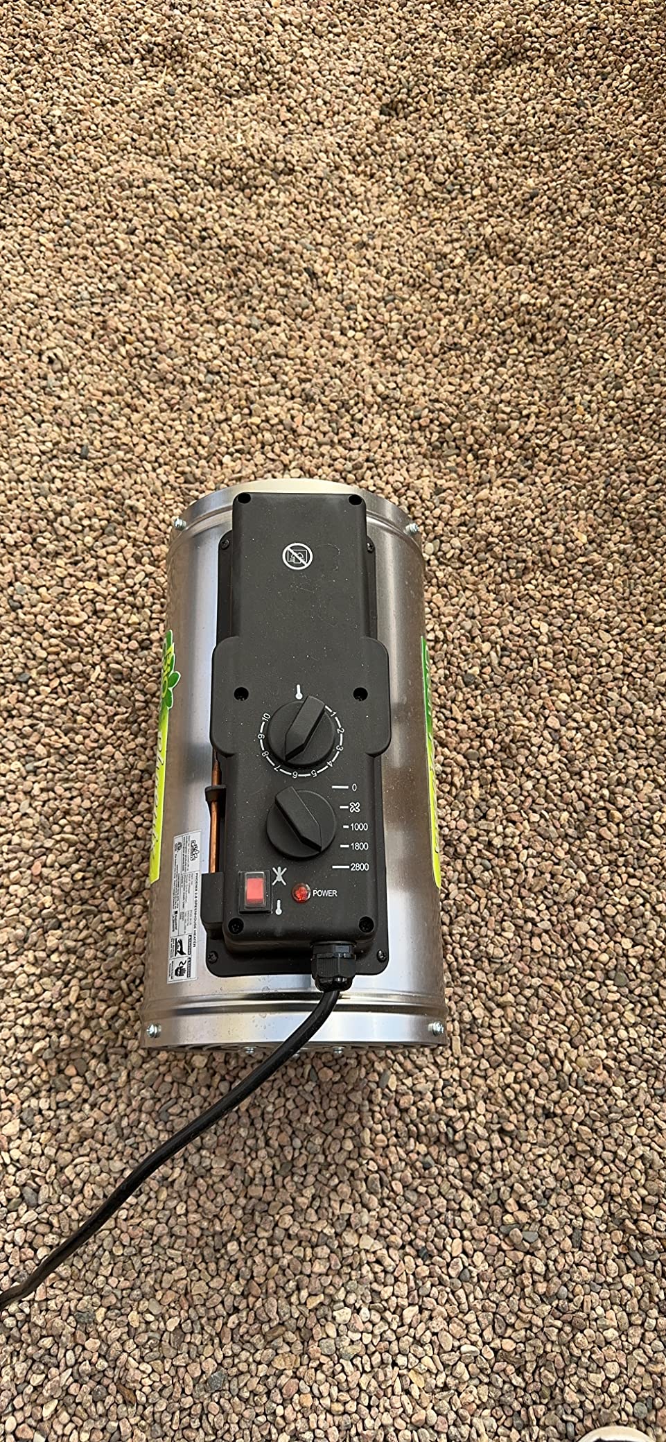 Bio Green PHX 2.8/US Phoenix Greenhouse Heater - 220-240V - 9553 BTU Stainless Steel - Electric Heating and Cooling System for Greenhouse, Shed, Garage - Corded Garage Heater with Frost Detection customer photo 2