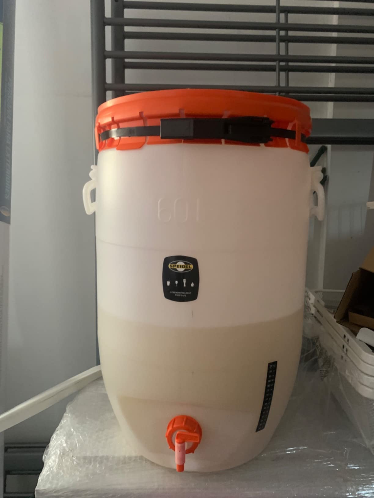 Speidel Plastic Fermenter-60L (15.9 gal), 60L, White, (21007) customer photo 1
