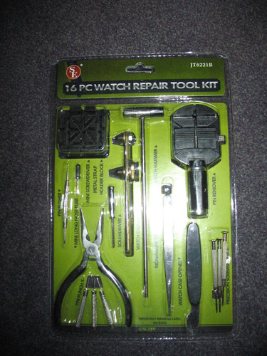 SE 16-Piece Watch Repair Tool Kit - Comprehensive Set for Watch Maintenance and Repair, Ideal for Hobbyists and Professionals - JT6221 customer photo 1