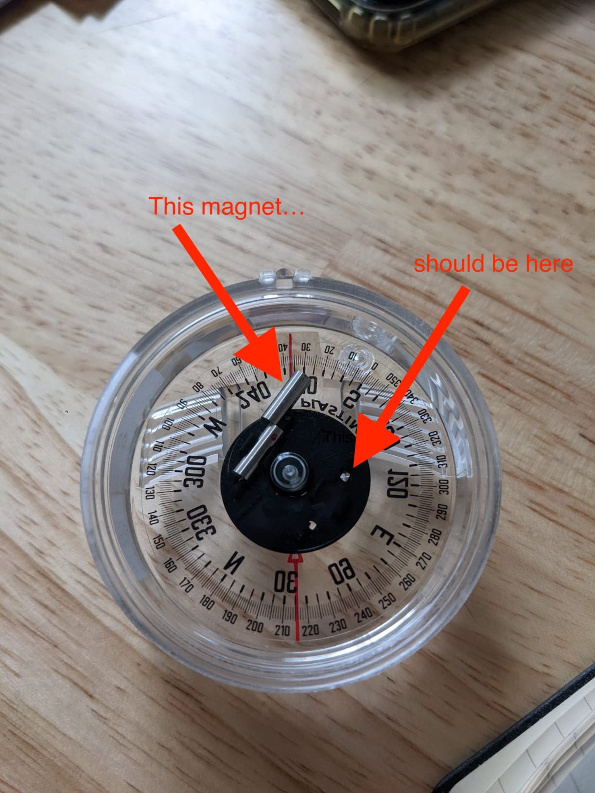 Plastimo Iris 50 Hand Bearing and Orientation Compass customer photo 2