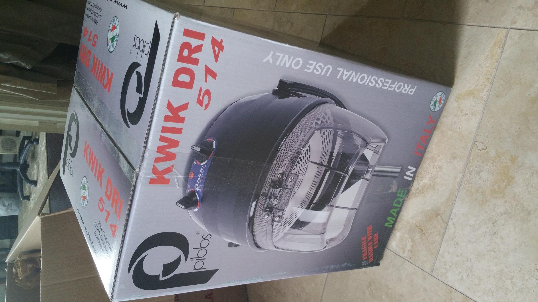 Pibbs 514 Kwik Dri 1100W Professional Salon Hair Dryer with Timer, Temp Control, Adjustable Height & Head, Rolling Caster Base, Flip-Top Visor, CE Certified, Made in Italy, Black customer photo 2