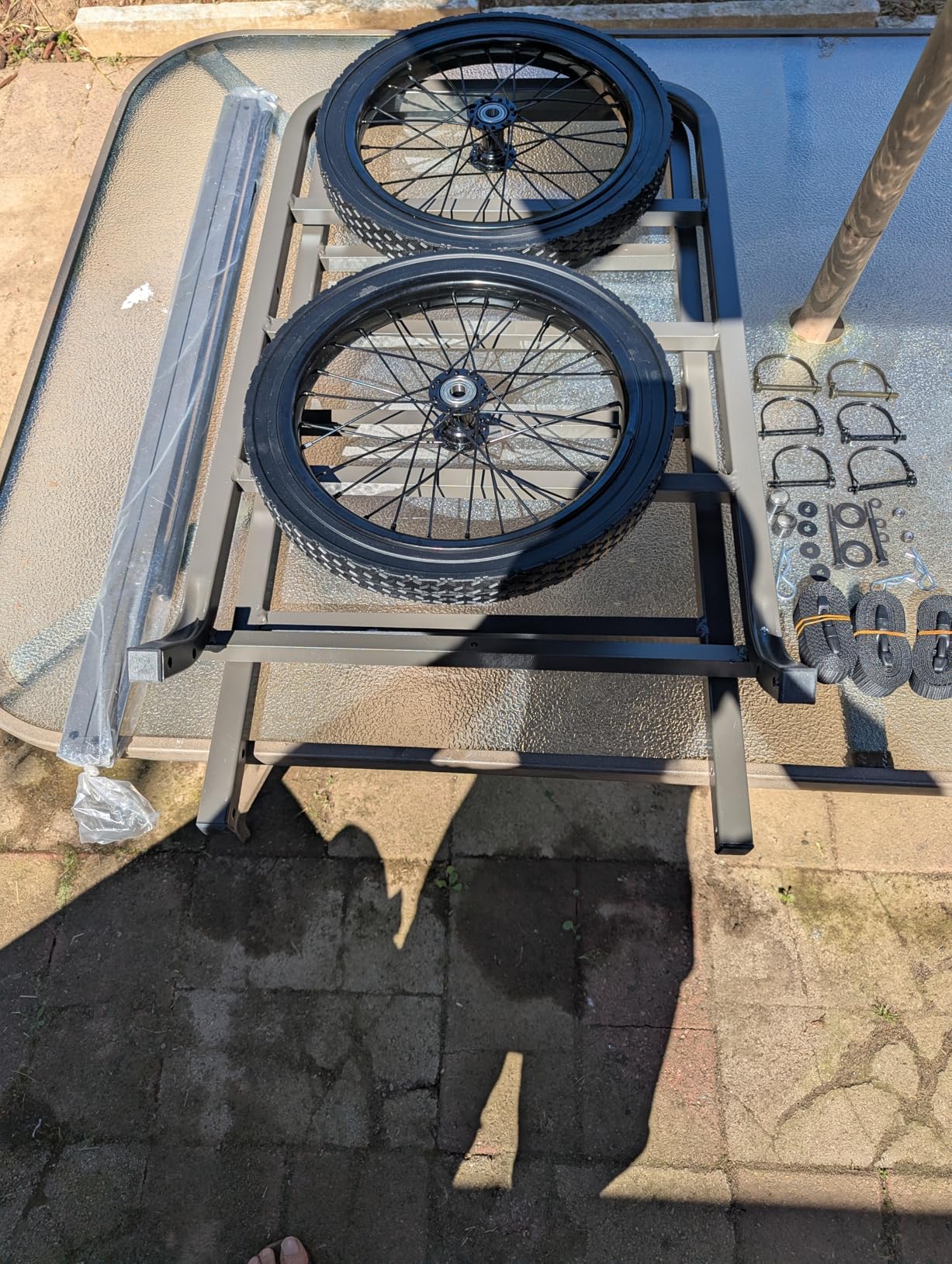 Guide Gear Aluminum Game Cart Deer Hauler Tree Hauling Hunting Gear Equipment with Wheels customer photo 1