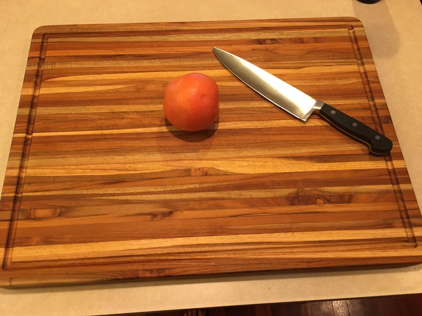 Teakhaus Carving Board with Juice Groove - Small (S) Teak Wood Cutting Board 16