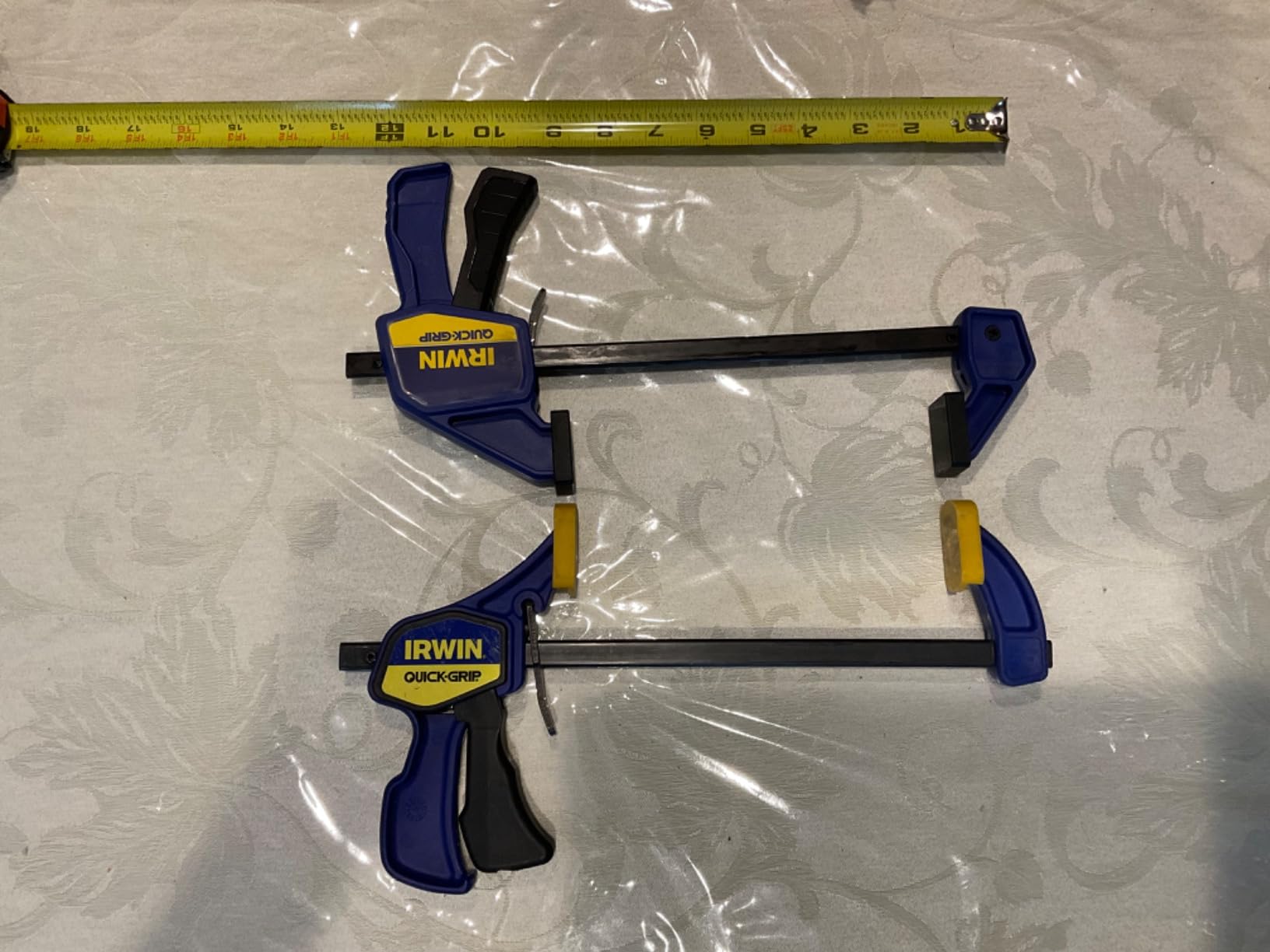 IRWIN Quick-Grip 1964758 One-Handed Mini Bar Clamp 4 Pack, 6 inch, Blue customer photo 2