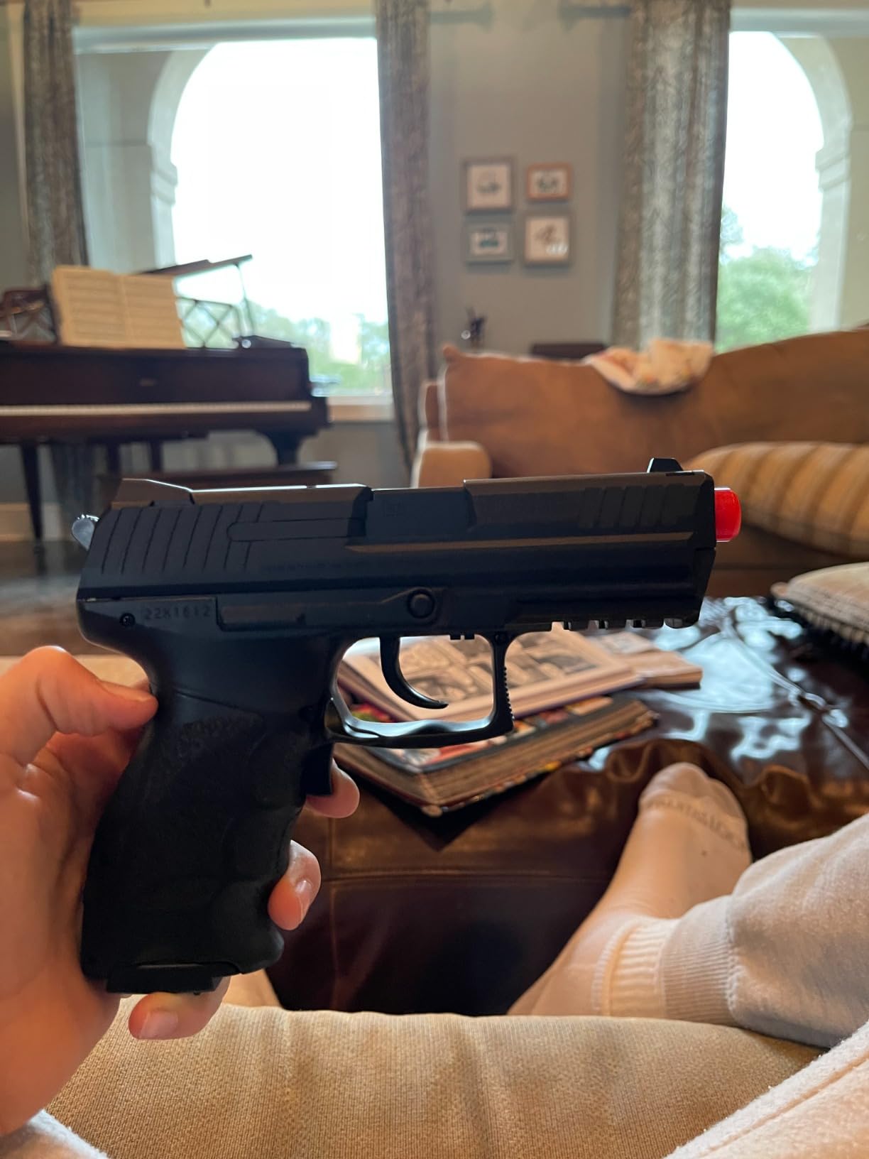 Elite Force HK Heckler & Koch P30 Electric Blowback 6mm BB Pistol Airsoft Gun, Black customer photo 2