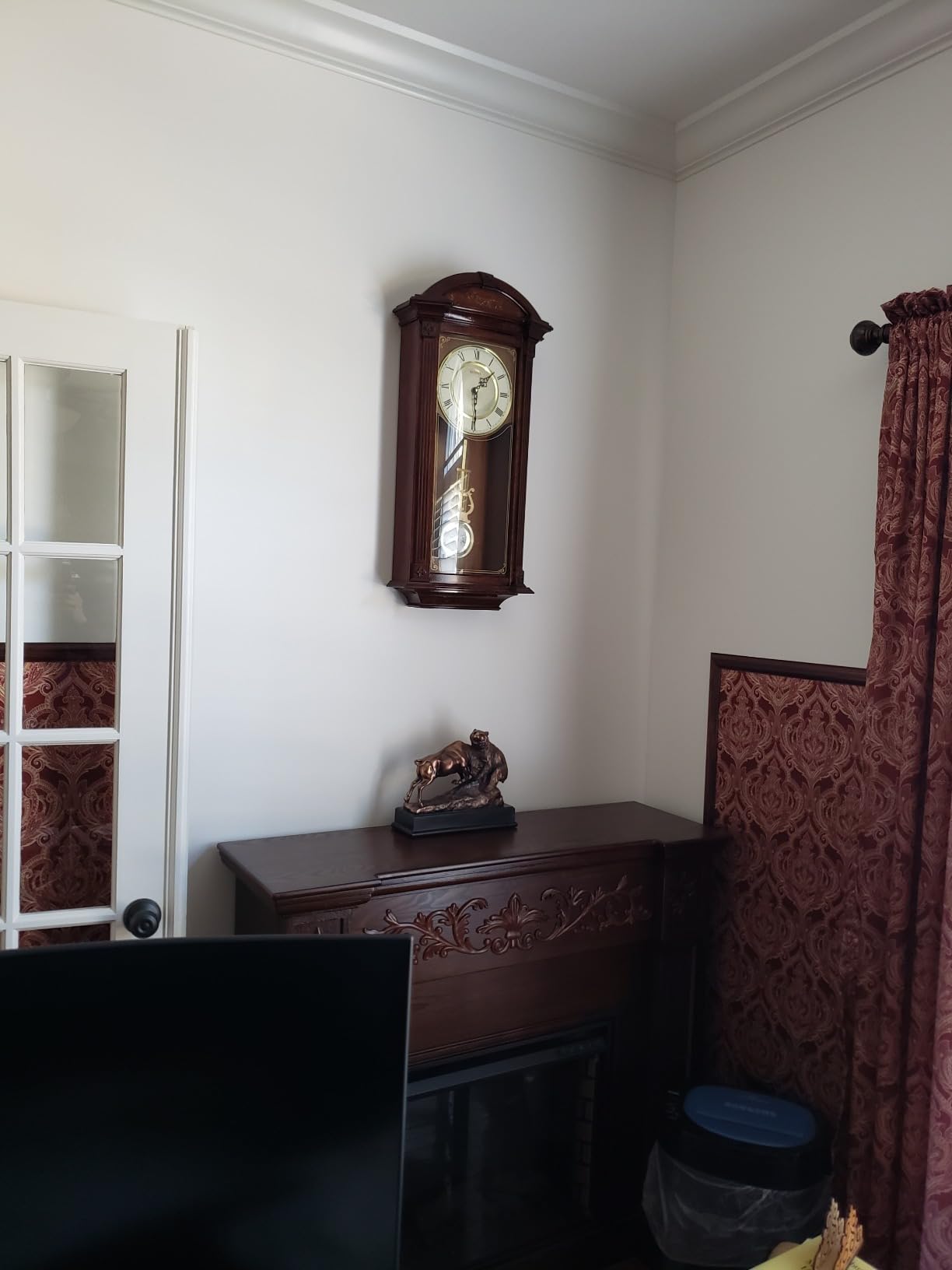 Bulova C4331 Hartwick Chiming Clock, Walnut 29.75 x 14 x 5.5 customer photo 1