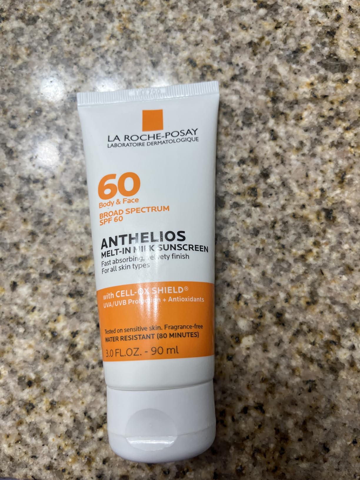 La Roche-Posay Anthelios Melt-In Milk Sunscreen SPF 60, Sunscreen For Body & Face, Broad Spectrum SPF + Antioxidants, Oil Free, Lightweight & Fast Absorbing, Oxybenzone Free customer photo 1