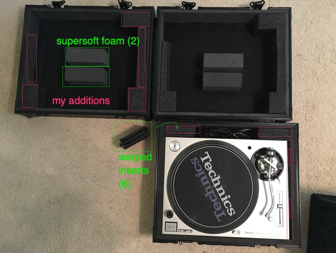 Odyssey FZ1200BL Black Label Turntable Flight Case customer photo 2