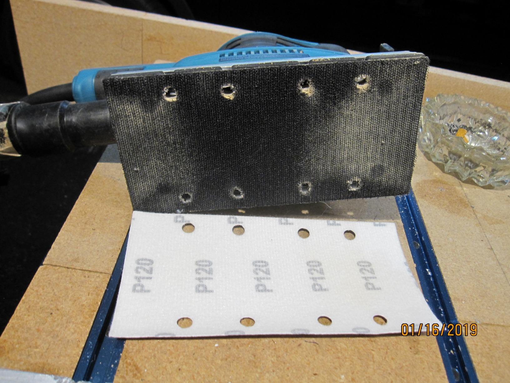 Makita Sheet Finishing Sander, 1/3 In, 1.7 A, Teal (BO3710) customer photo 2