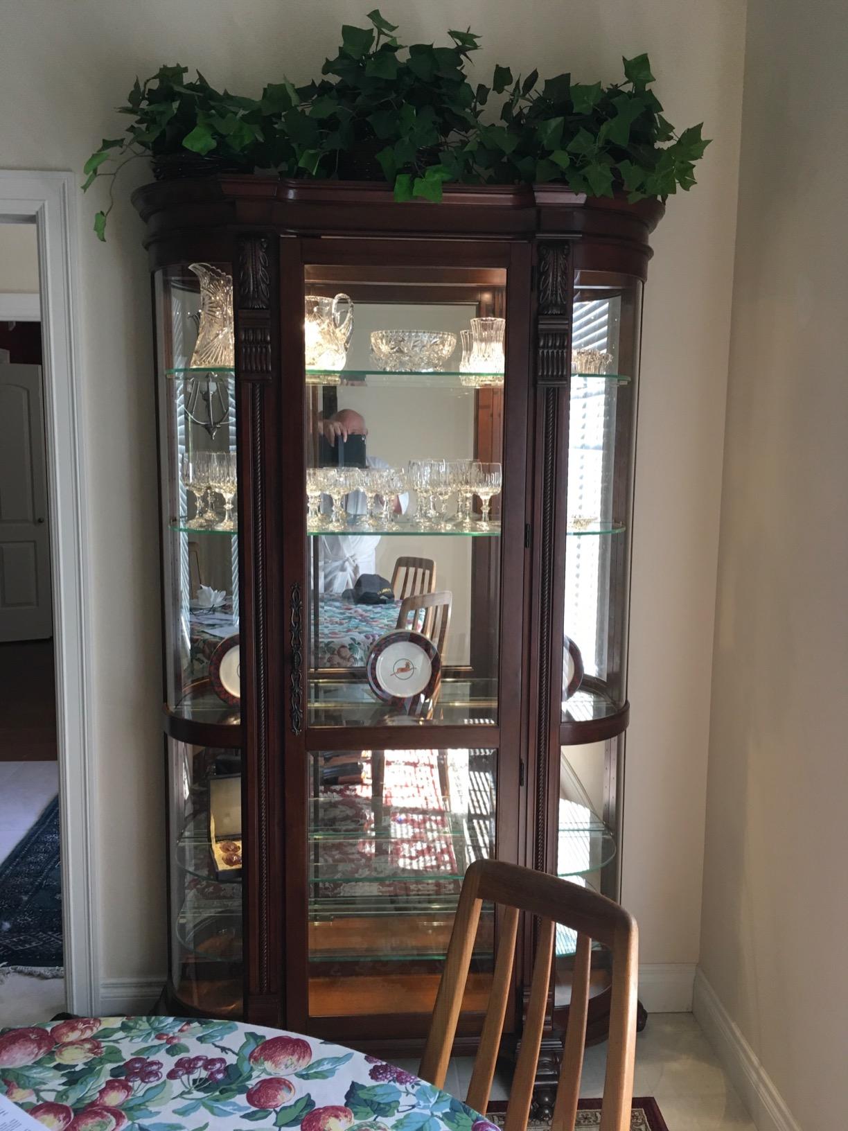 Pulaski Curved End Curio, 53 by 17 by 82-Inch, Brown customer photo 1