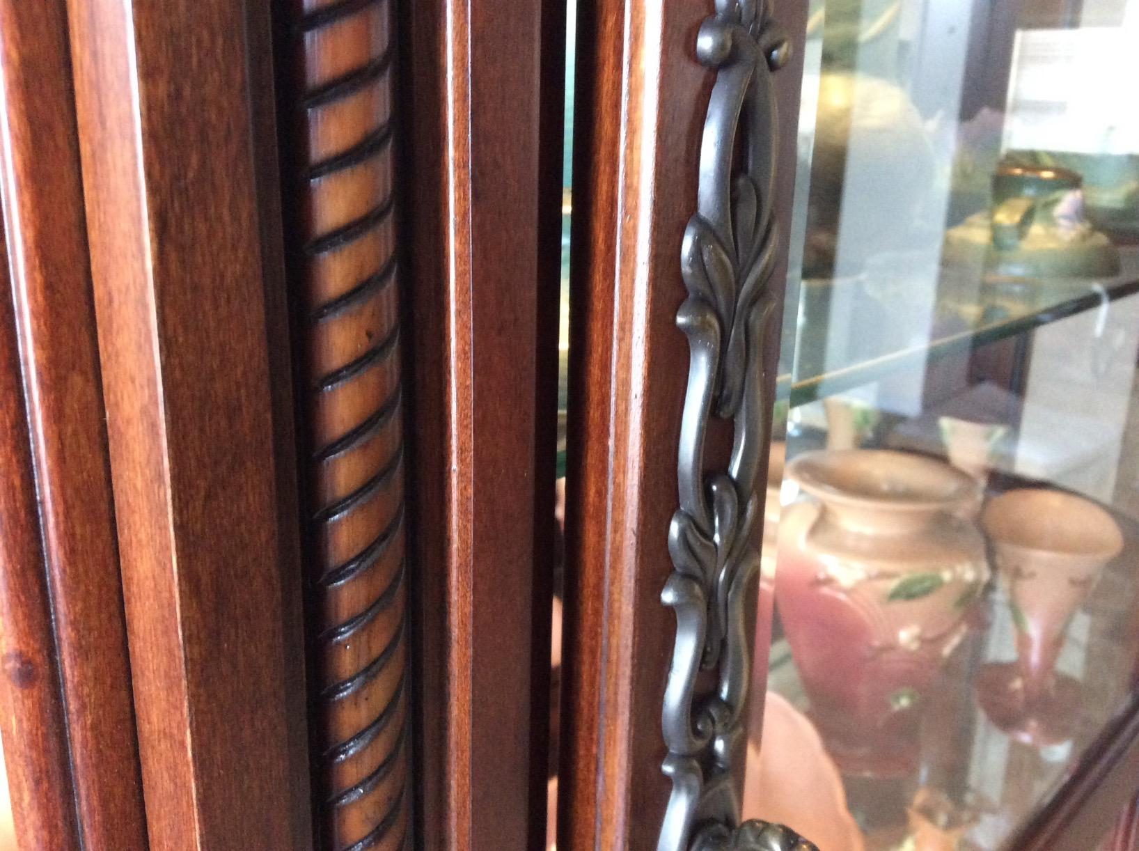 Pulaski Curved End Curio, 53 by 17 by 82-Inch, Brown customer photo 2