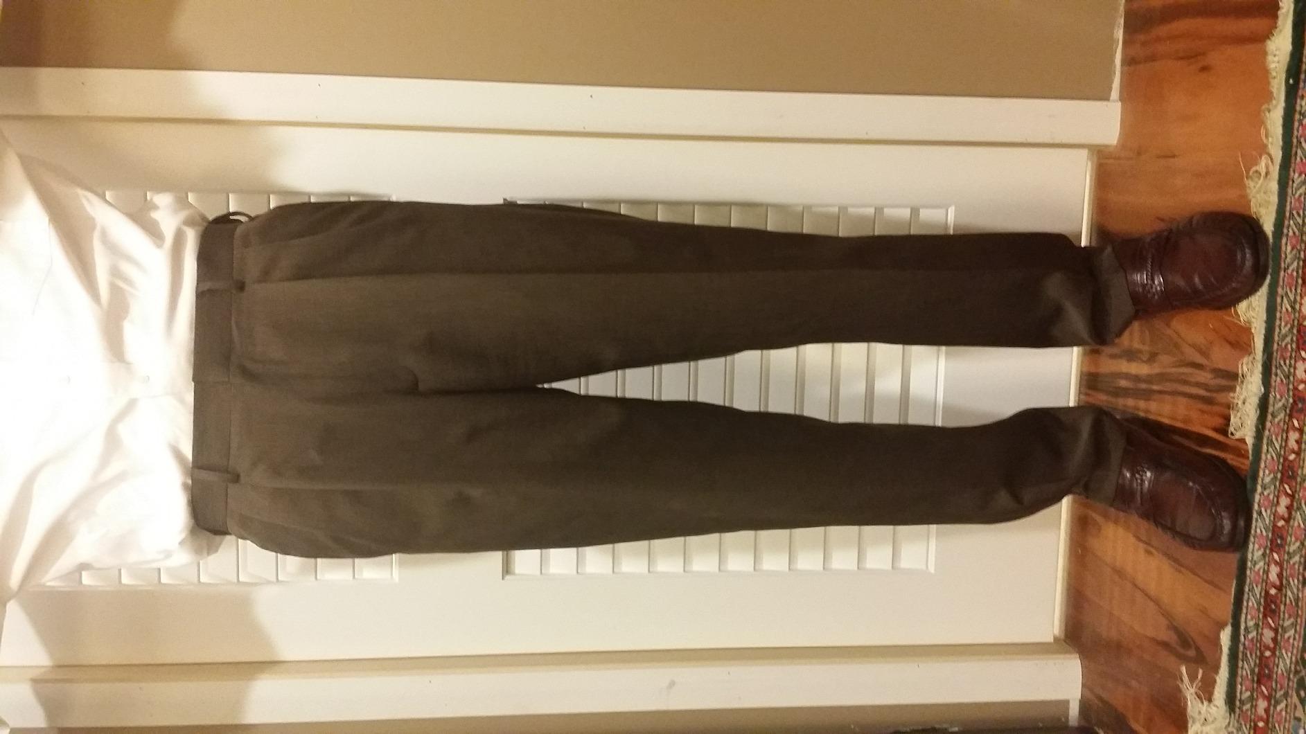 Men's E-Clo Repreve Classic Fit Pleat Front Dress Pant with Hidden Expandable Waistband customer photo 2