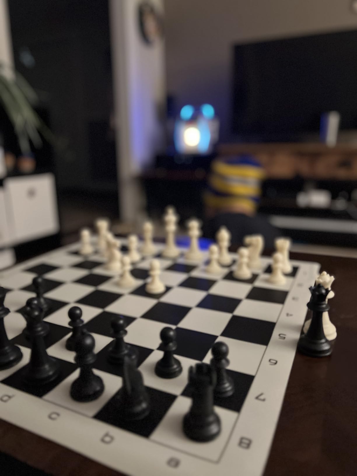 WE Games Best Value Tournament Chess Set - Roll Up Vinyl Chess Board customer photo 1