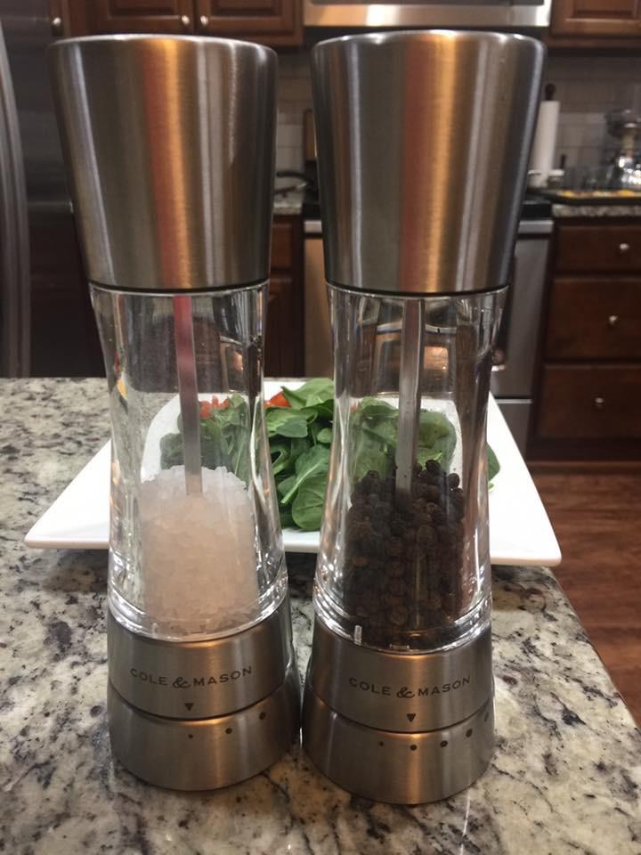 COLE & MASON Derwent Salt Grinder - Stainless Steel Mill Includes Gourmet Precision Mechanism and Premium Sea Salt customer photo 1