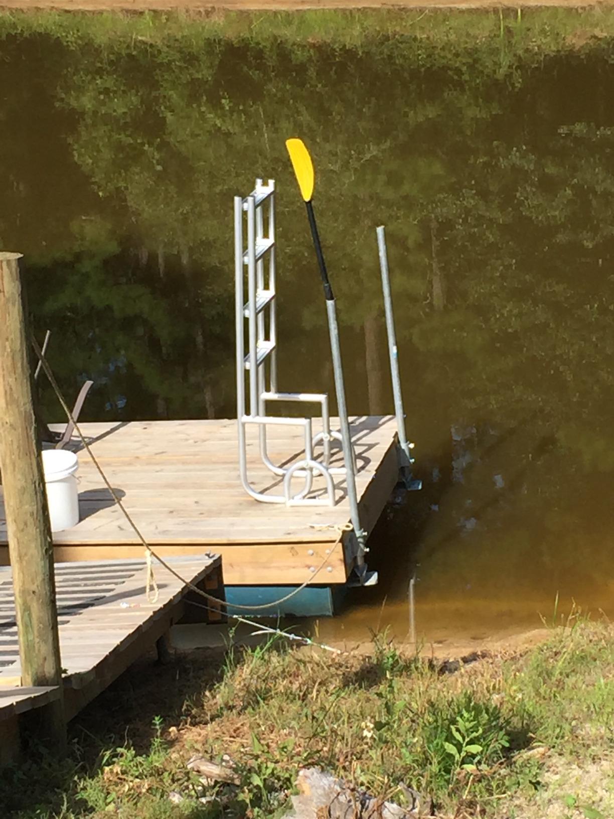 4 Step Aluminum Heavy Duty Dock Ladder with Flip Up customer photo 2