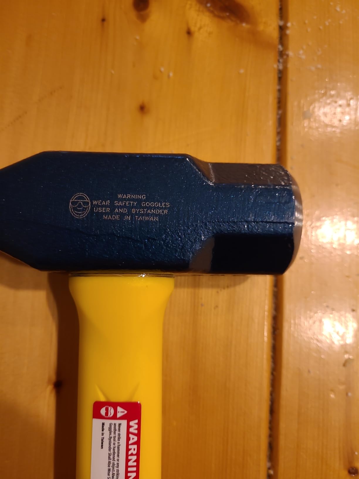 ESTWING Sure Strike Blacksmith's Hammer - 40 oz Metalworking Tool with Fiberglass Handle & No-Slip Cushion Grip - MRF40BS customer photo 2