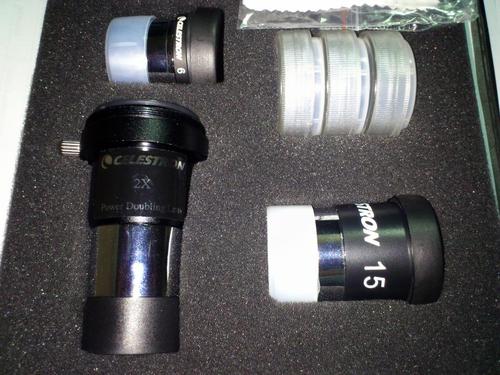 Celestron AstroMaster 8-Piece Eyepiece & Filter Accessory Kit - Includes Two 1.25