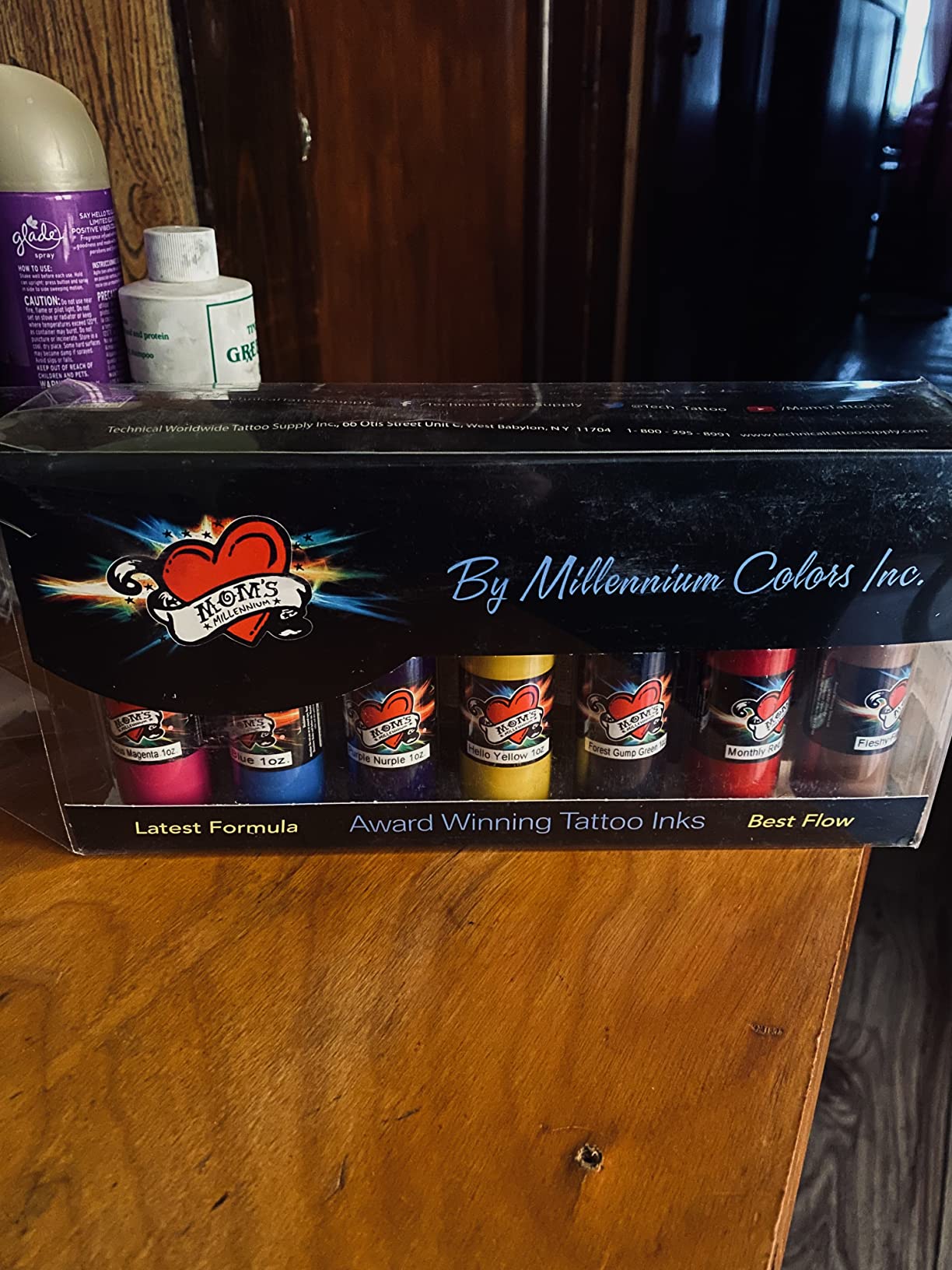 MOM'S Tattoo Ink - 14 Bottle Color Kit #1 - Half Oz. customer photo 2