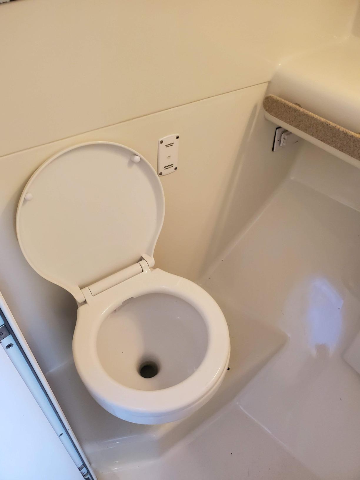 Johnson Pumps 80-47435-01 AquaT Compact Standard Electric Marine Toilet, 12V, White customer photo 2