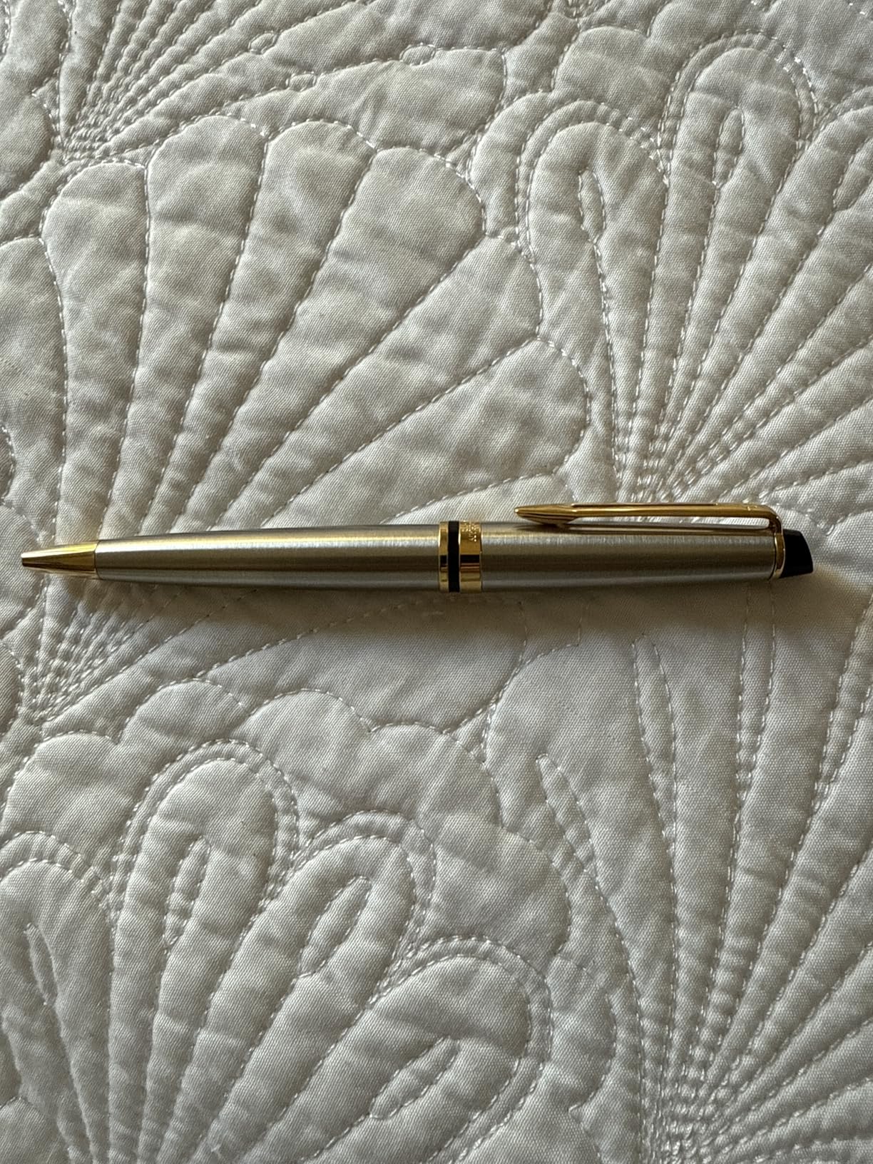 Waterman Expert Rollerball Pen, Gloss Black with 23k Gold Trim, Fine Point, Black Ink, Luxury Pen in Gift Box customer photo 1